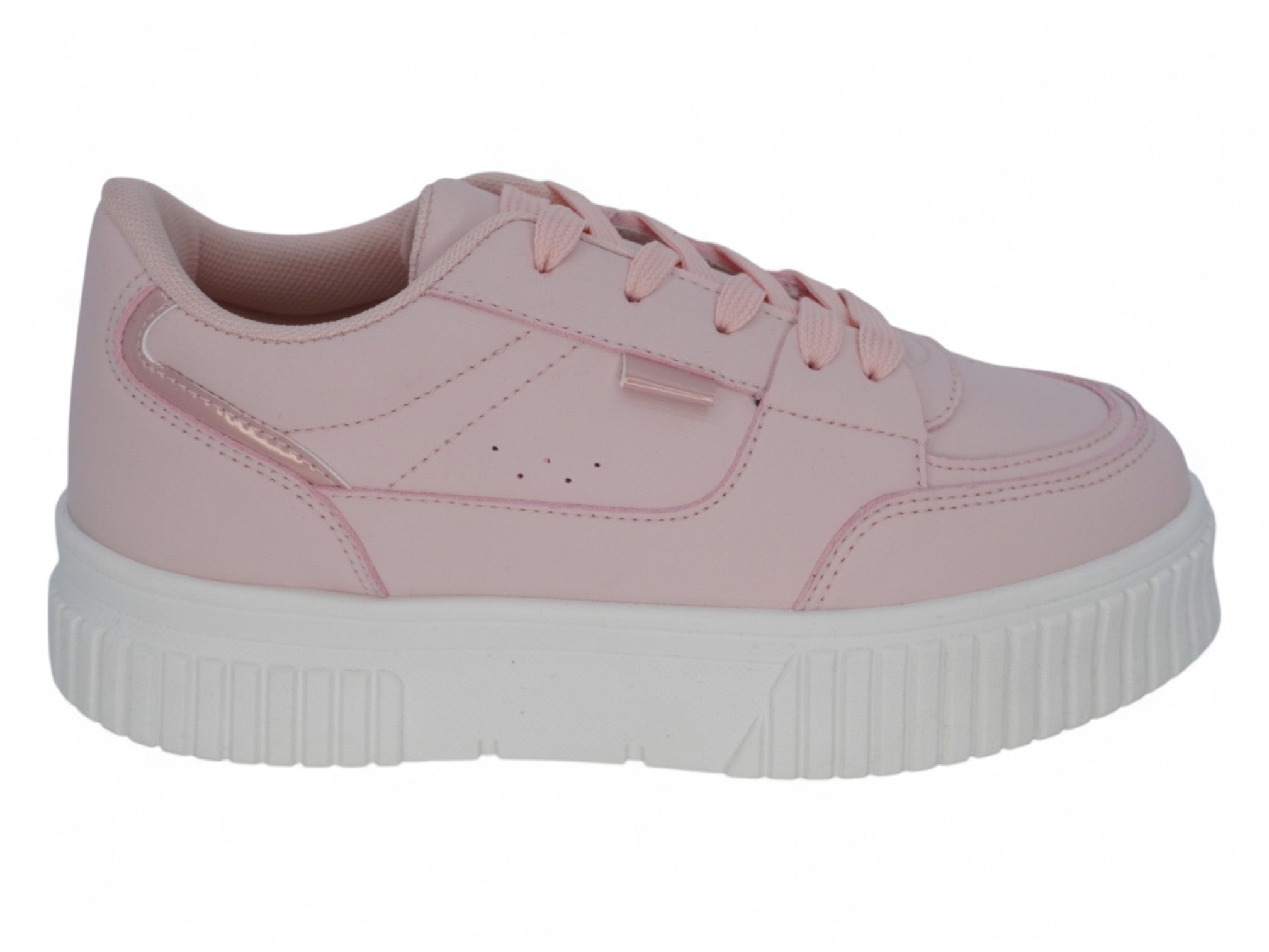 Girls Blush Pink Platform Sneaker