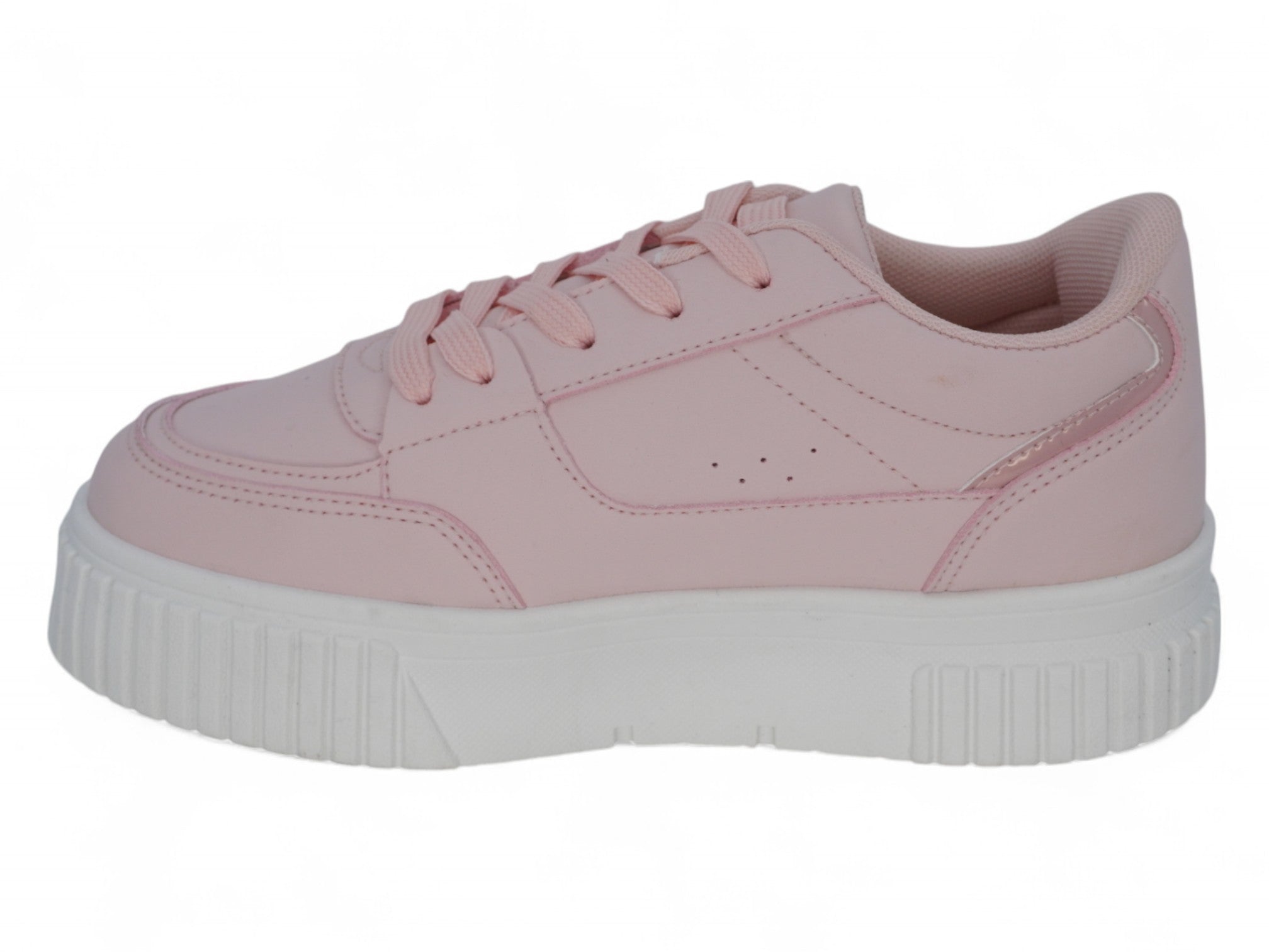 Girls Blush Pink Platform Sneaker