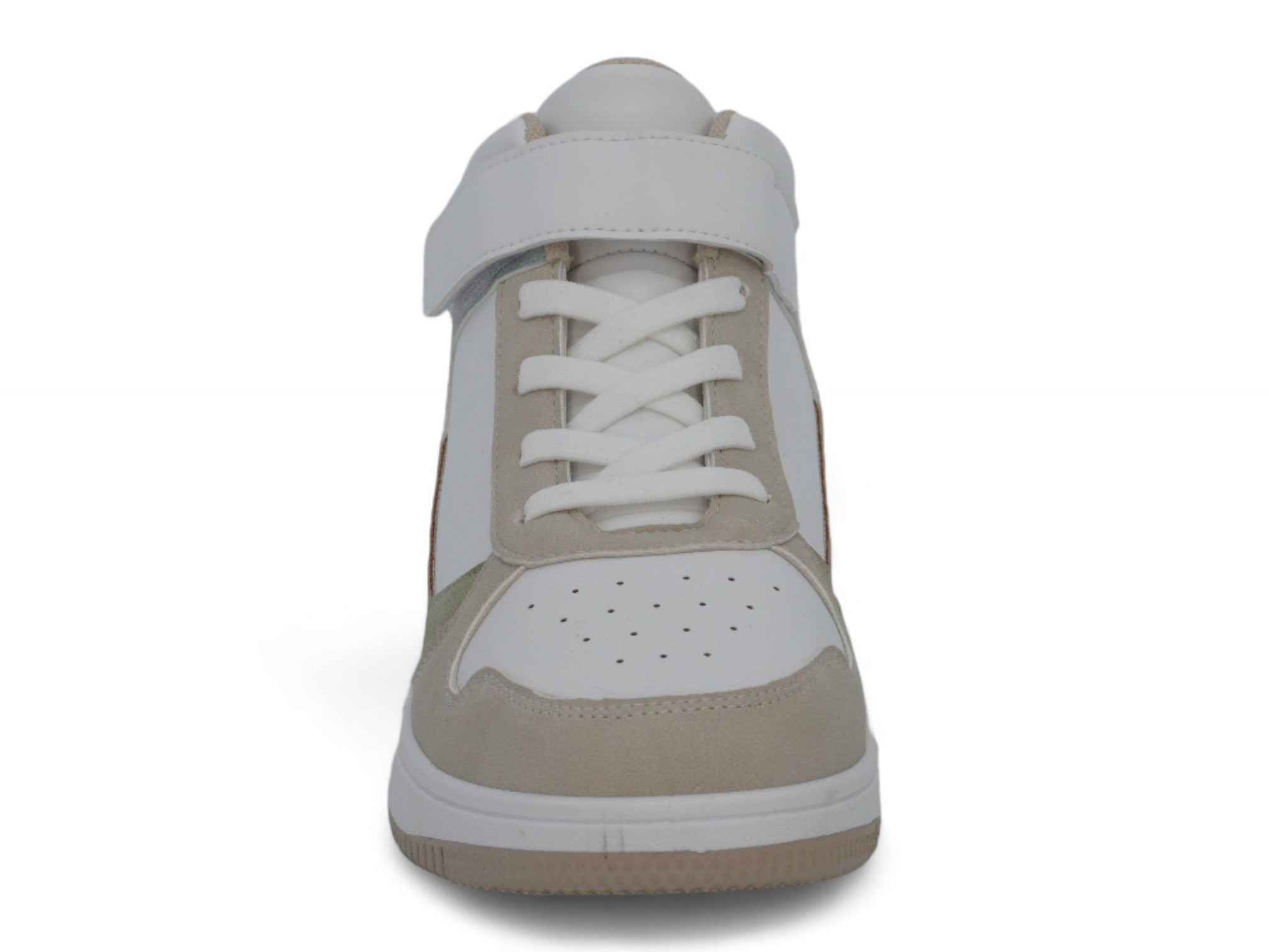 Girls Gray & Blue High Top Sneaker
