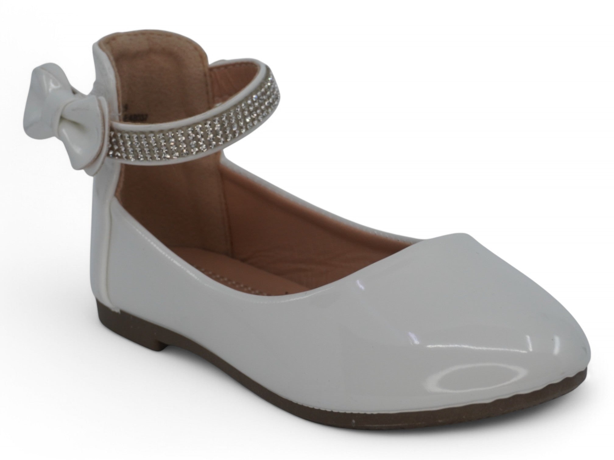 Toddler White Stefanny Flat