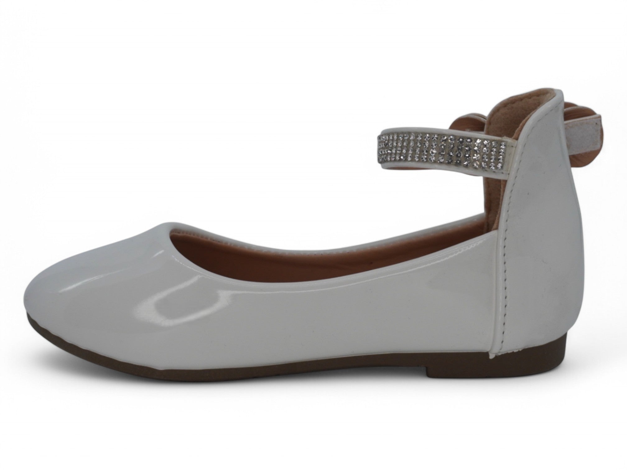 Toddler White Stefanny Flat