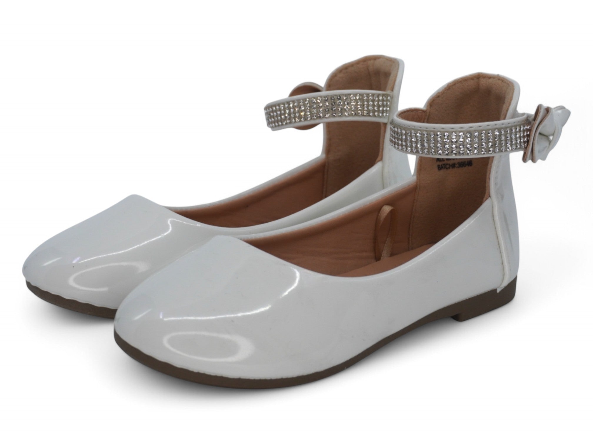 Toddler White Stefanny Flat