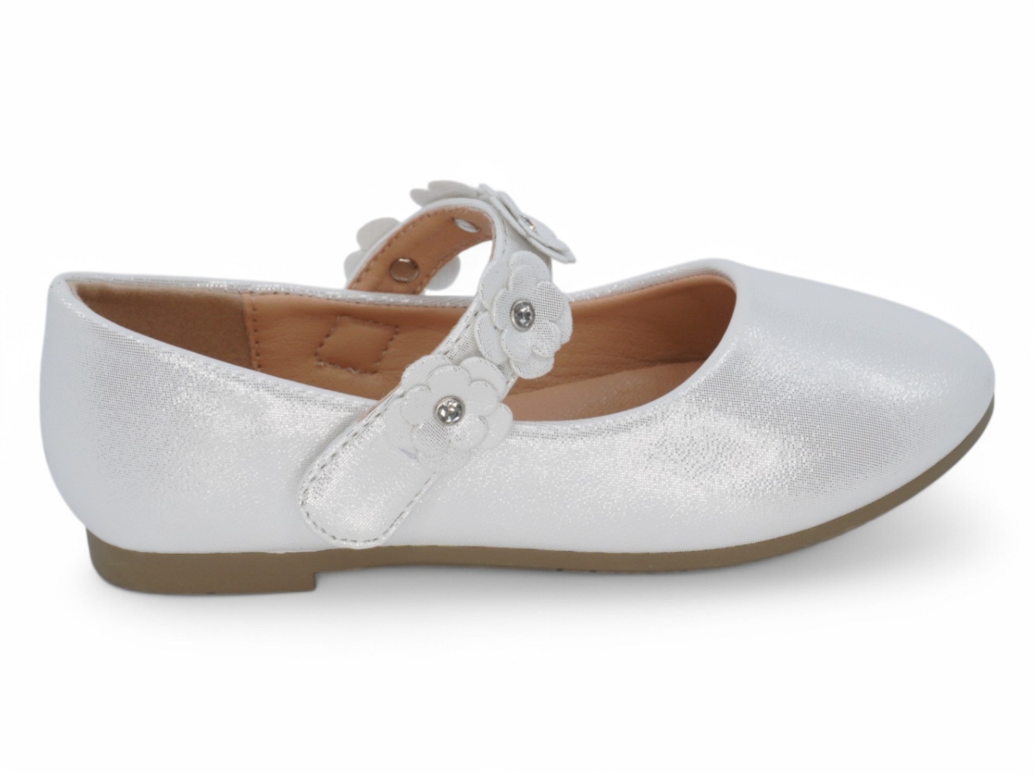 Toddler Silver Gia Flat