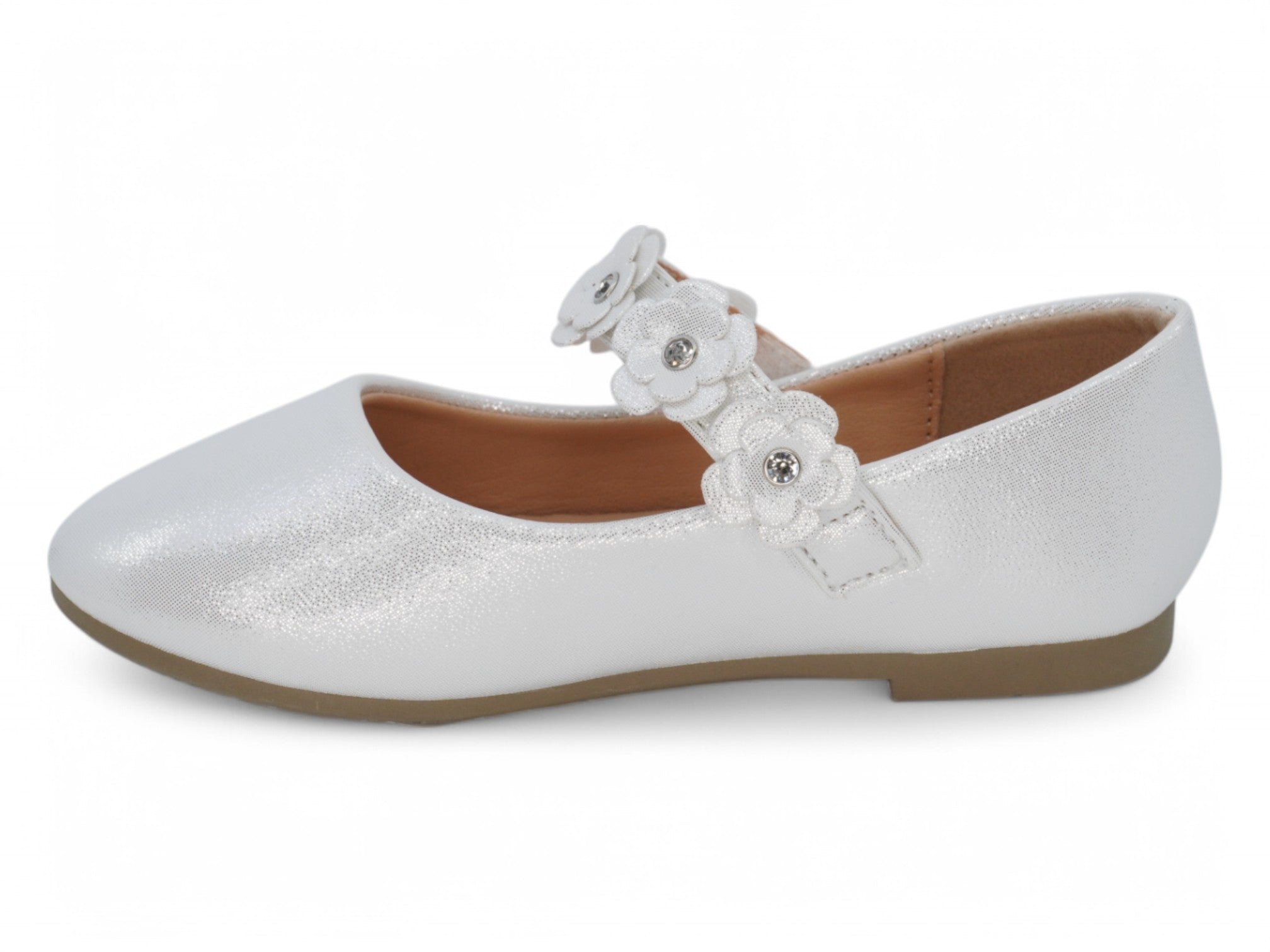 Toddler Silver Gia Flat