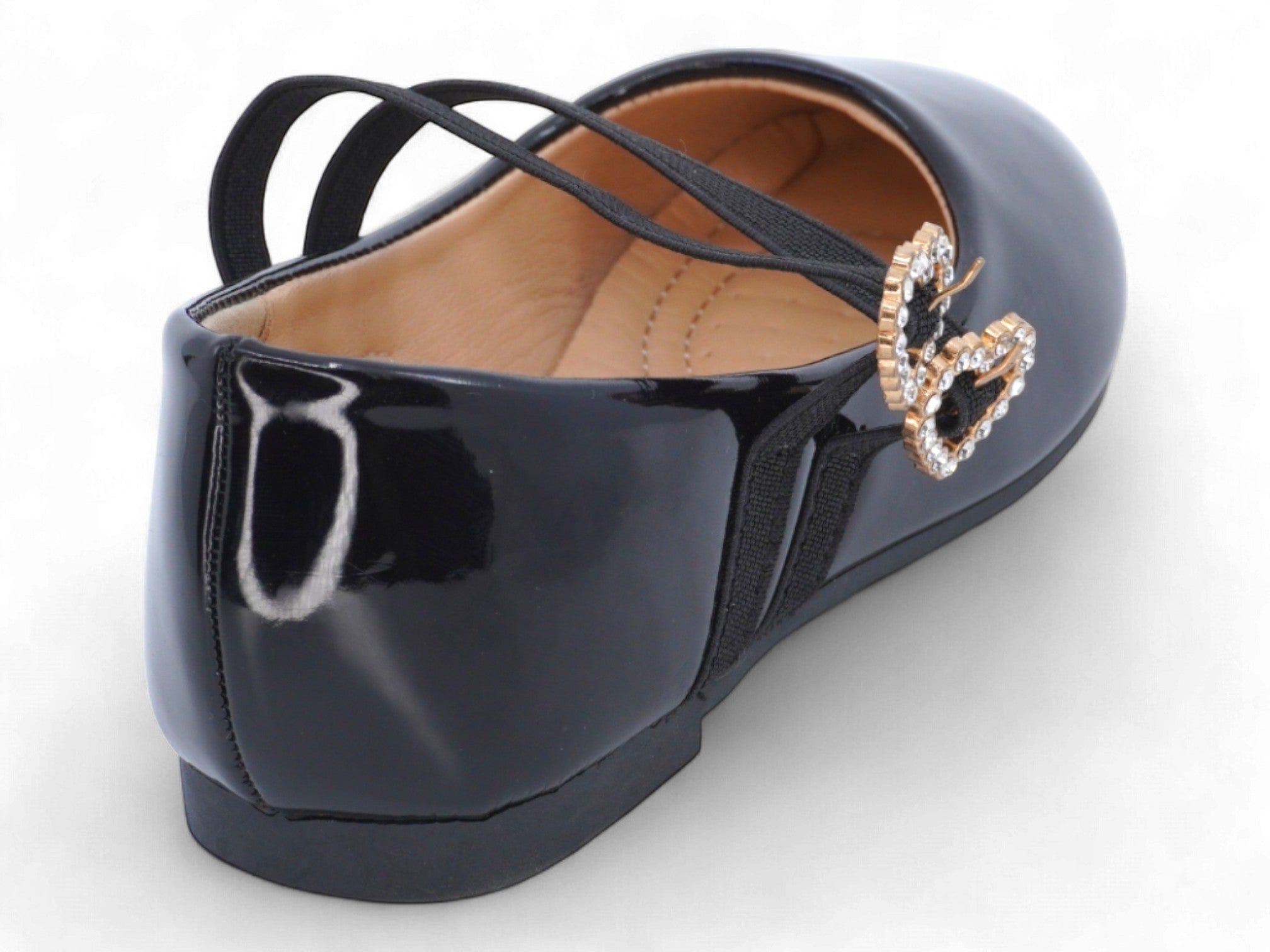 Toddler Black Kaya Flat