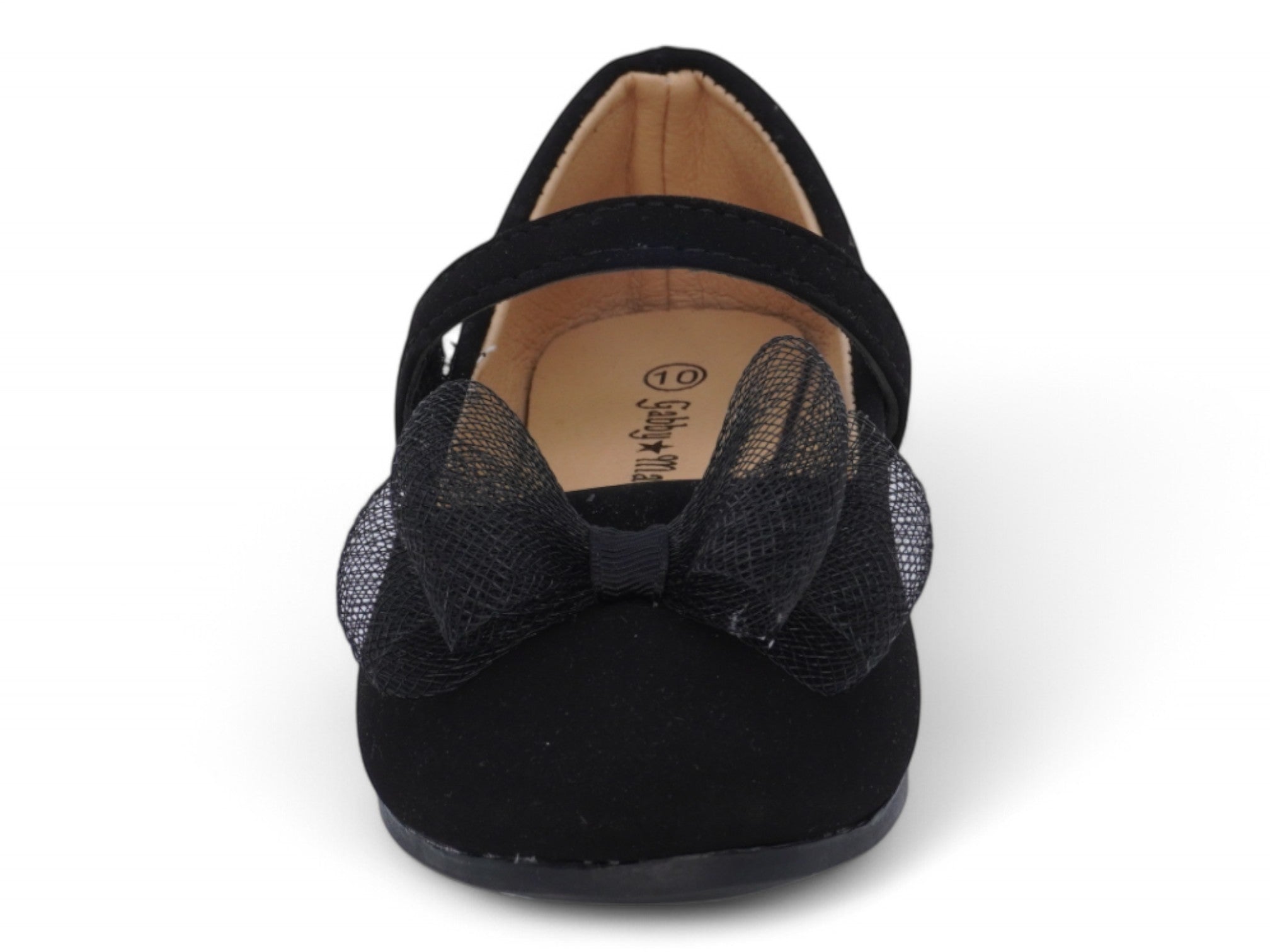Toddler Black Lia Flat