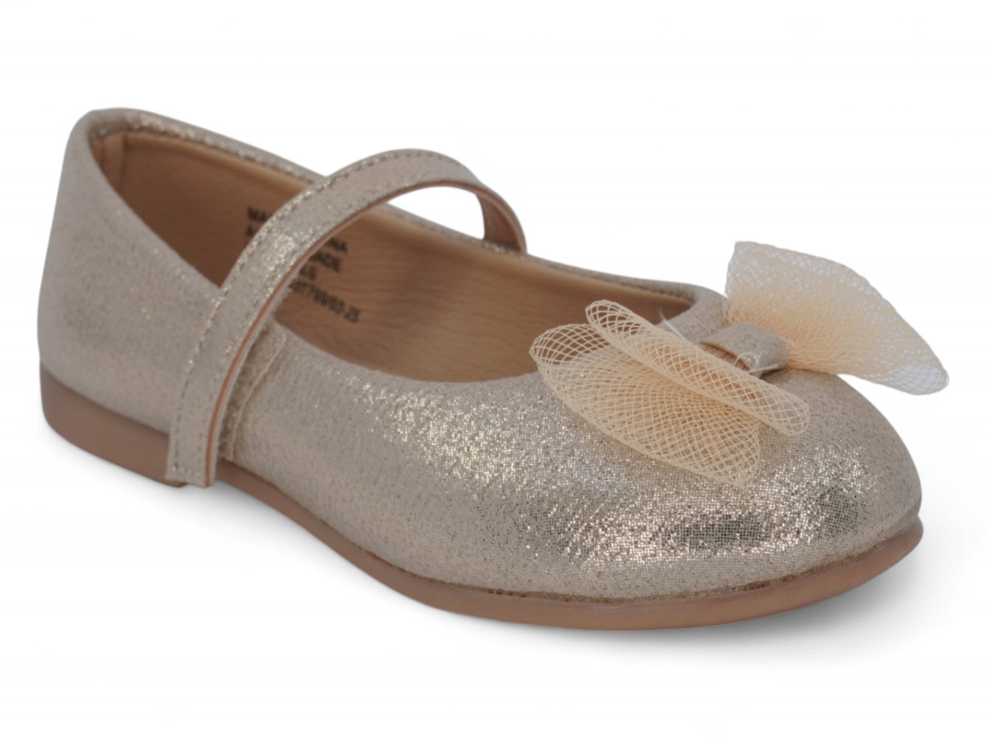 Toddler Gold Lia Flat