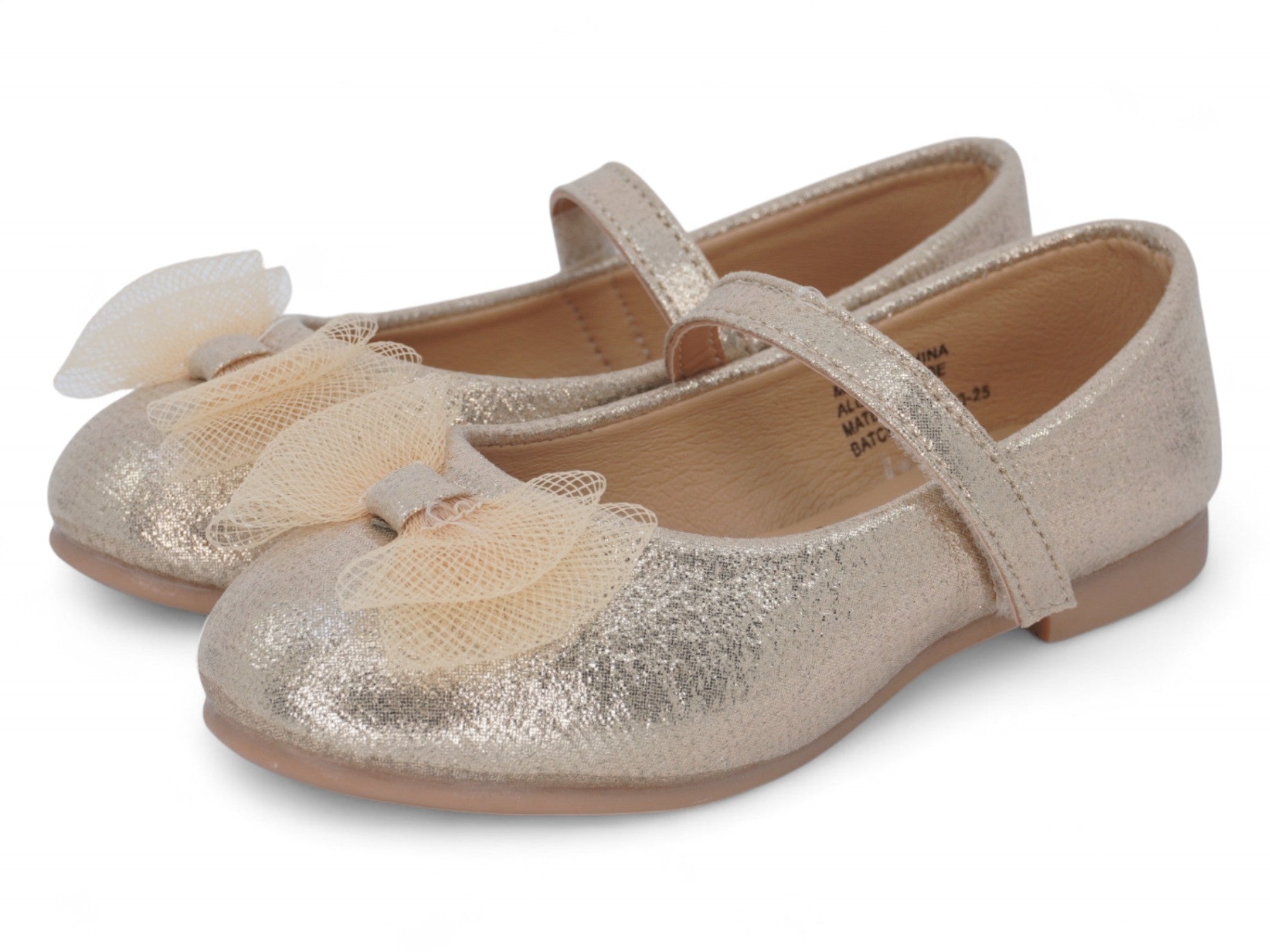 Toddler Gold Lia Flat