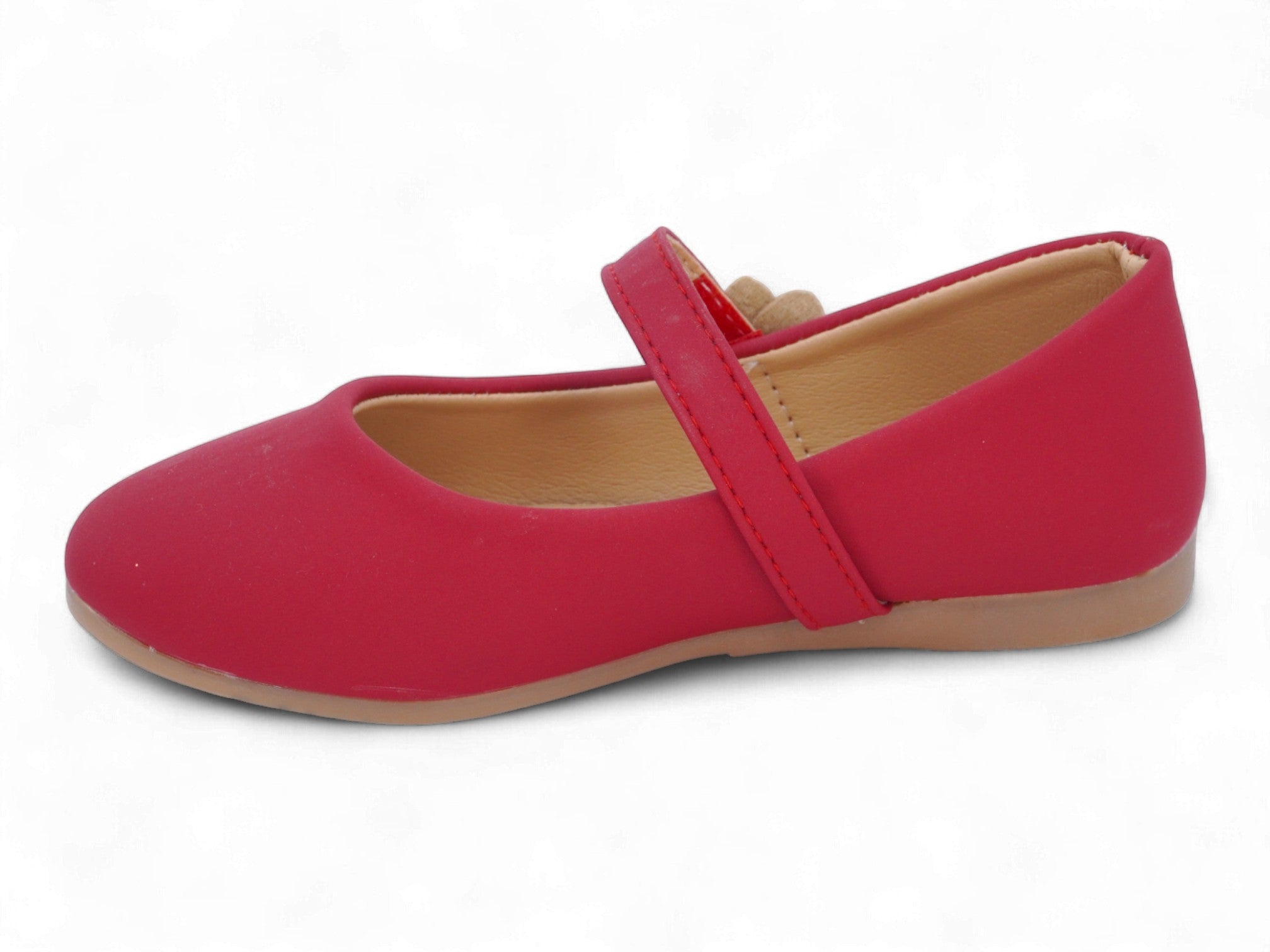 Girls' Red Aya Flat