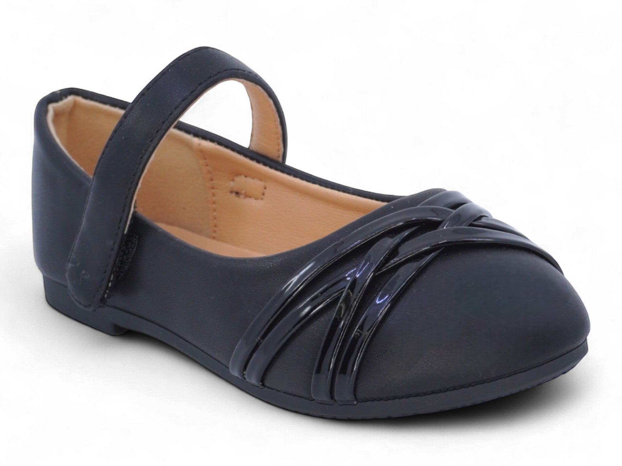 Girls' Black Adina Flat