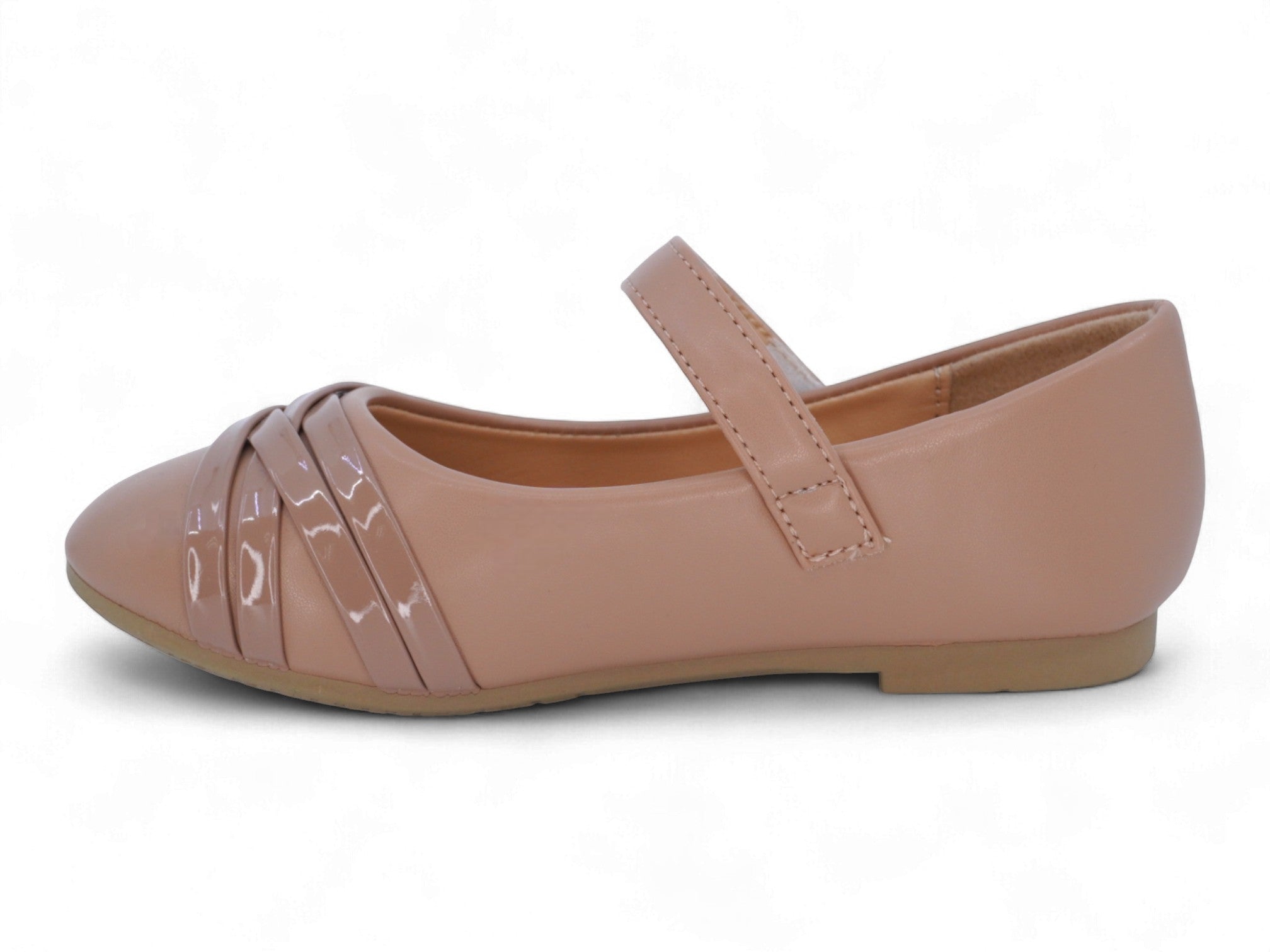 Girls' Mocha Adina Flat