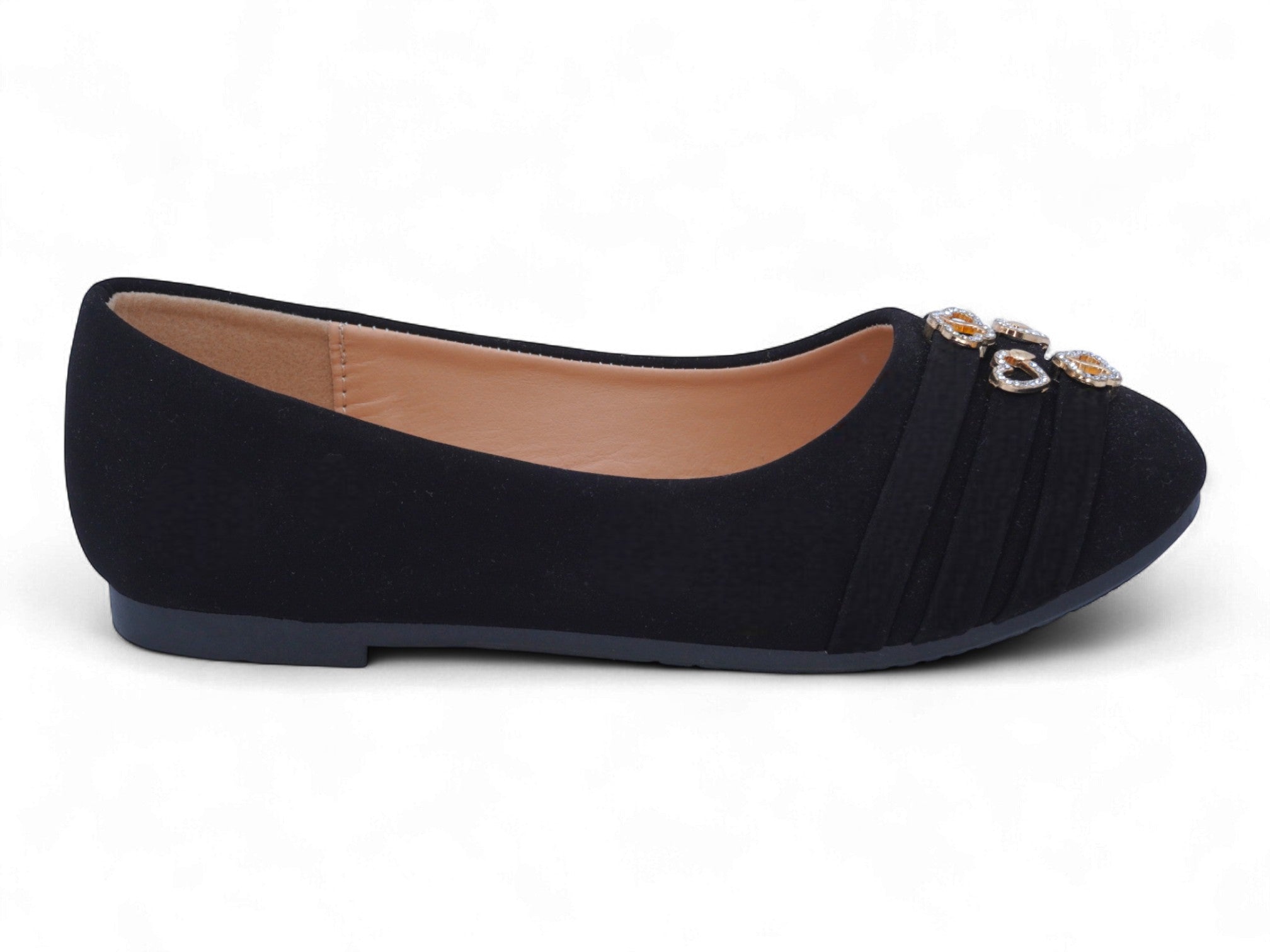 Girls' Black Ember Flat