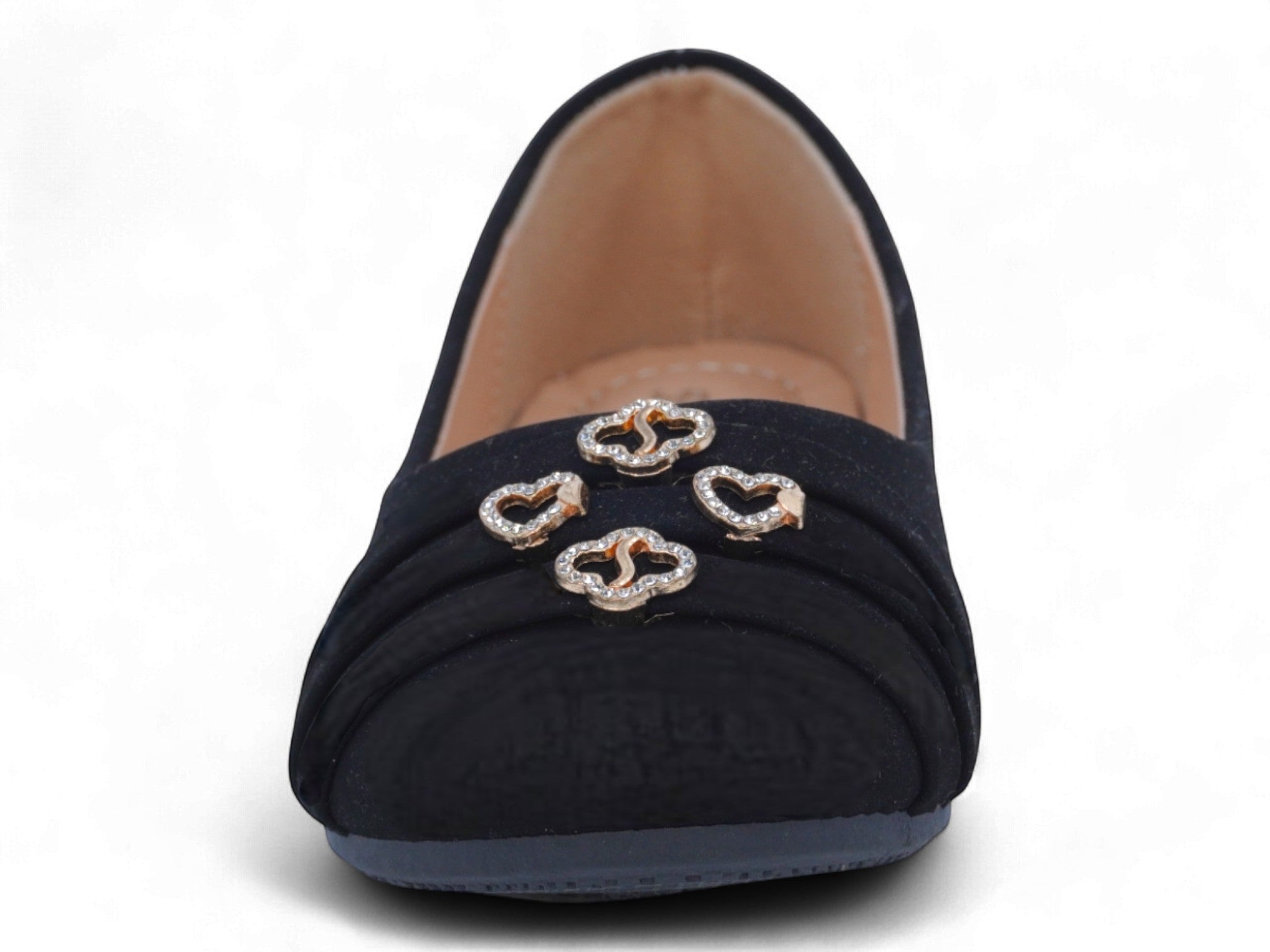 Girls' Black Ember Flat