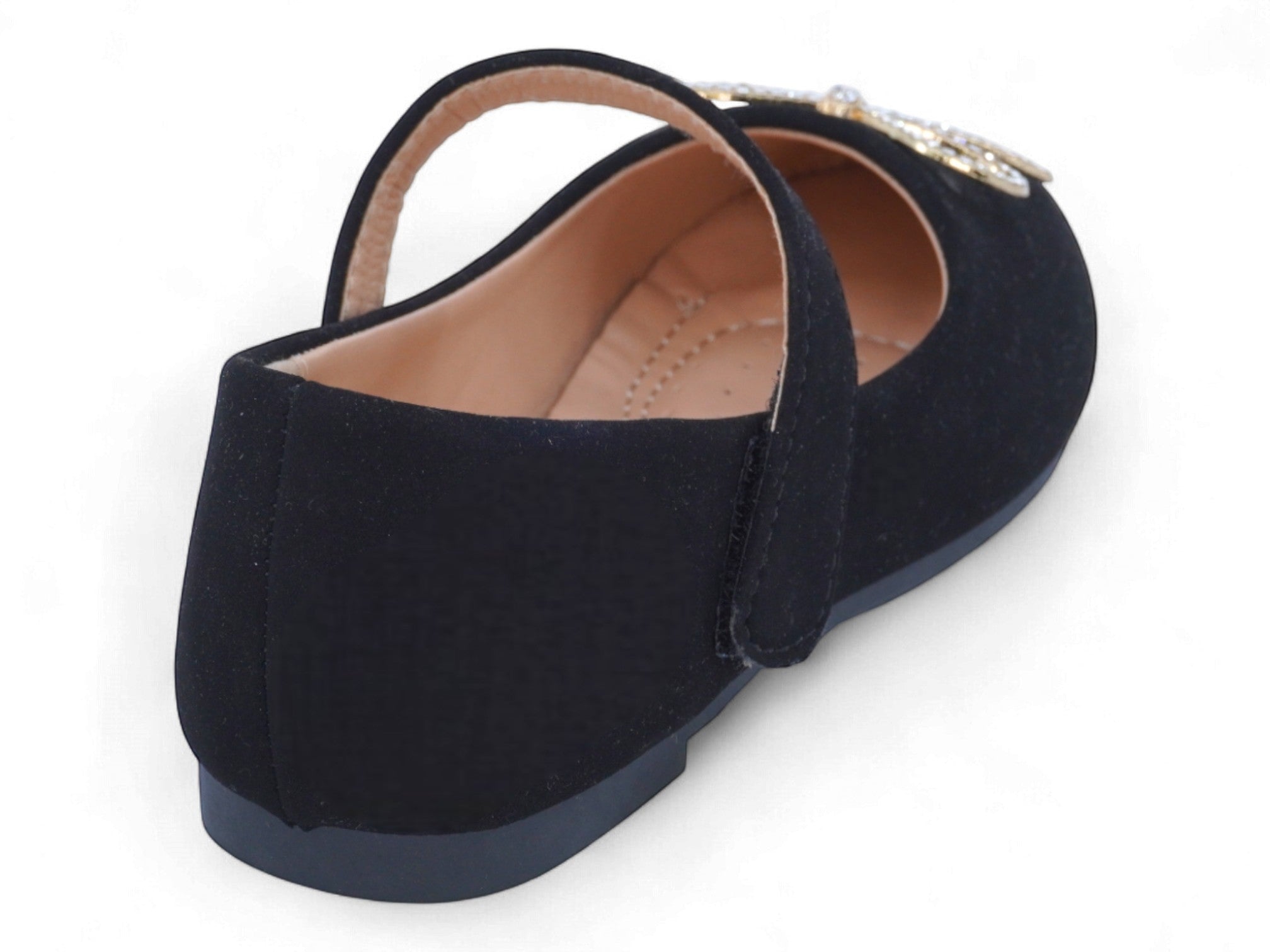 Girls' Black Kim Flat