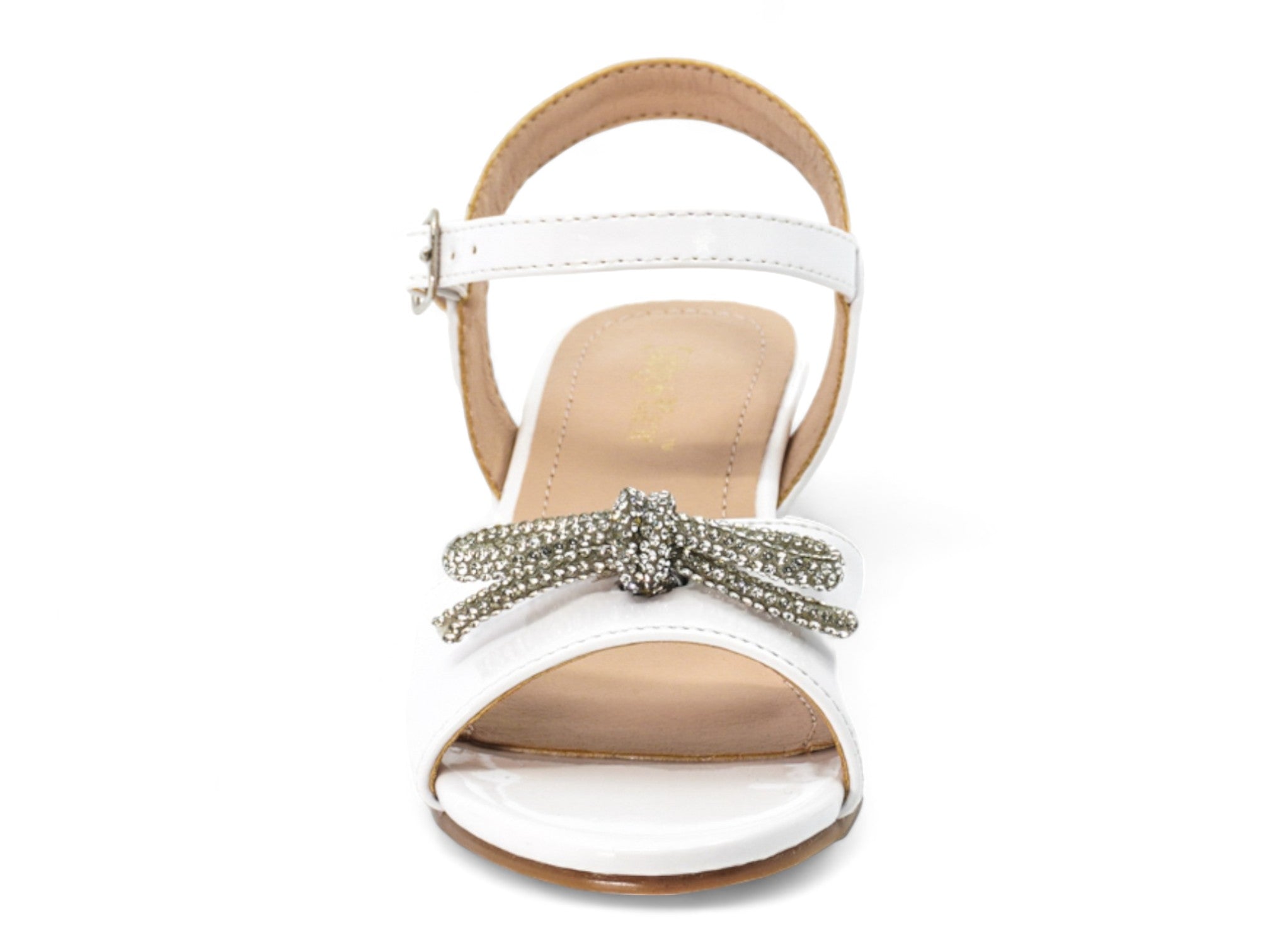 Girls' White Patent Oriana Dress Shoe