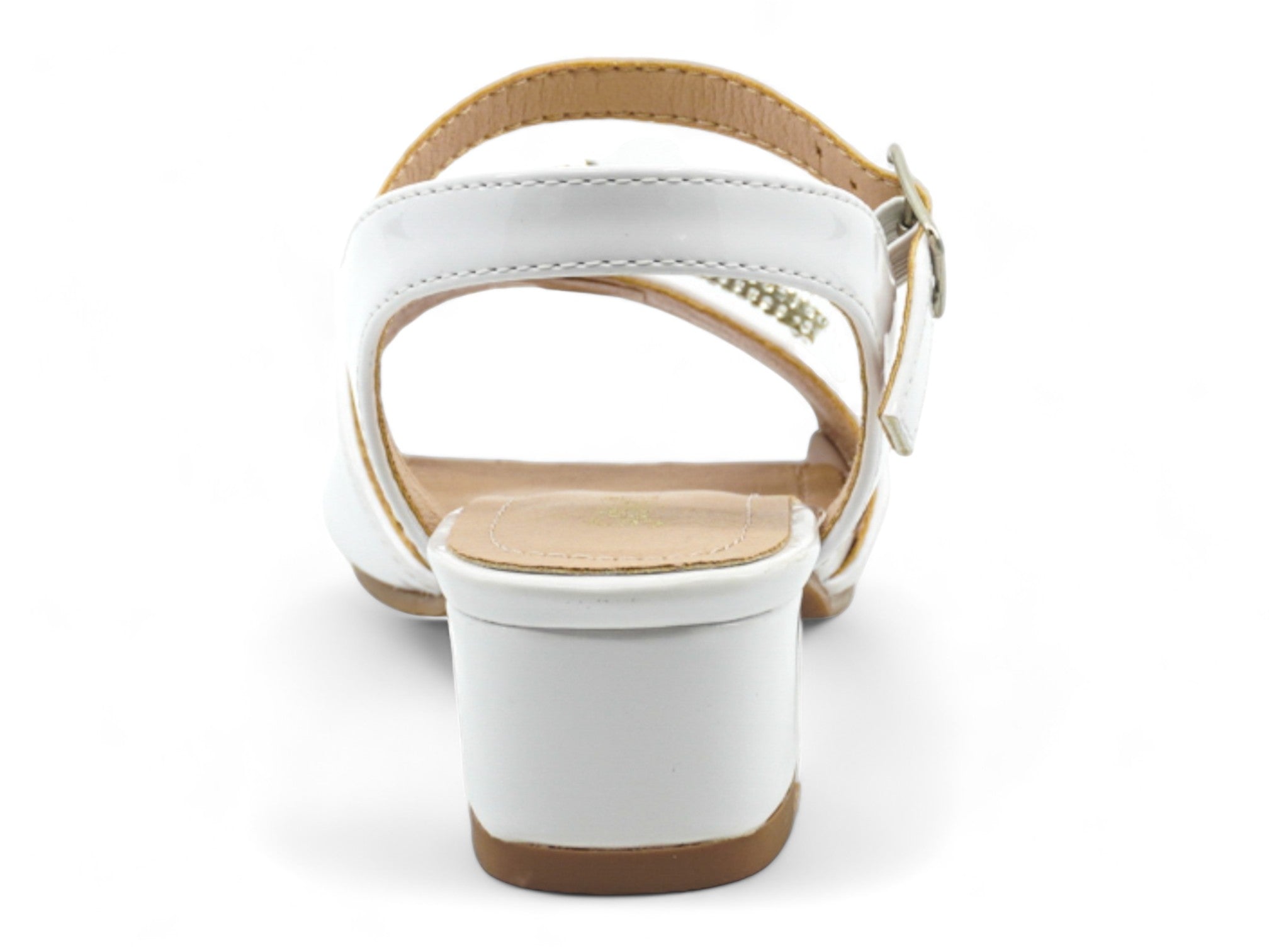 Girls' White Patent Oriana Dress Shoe