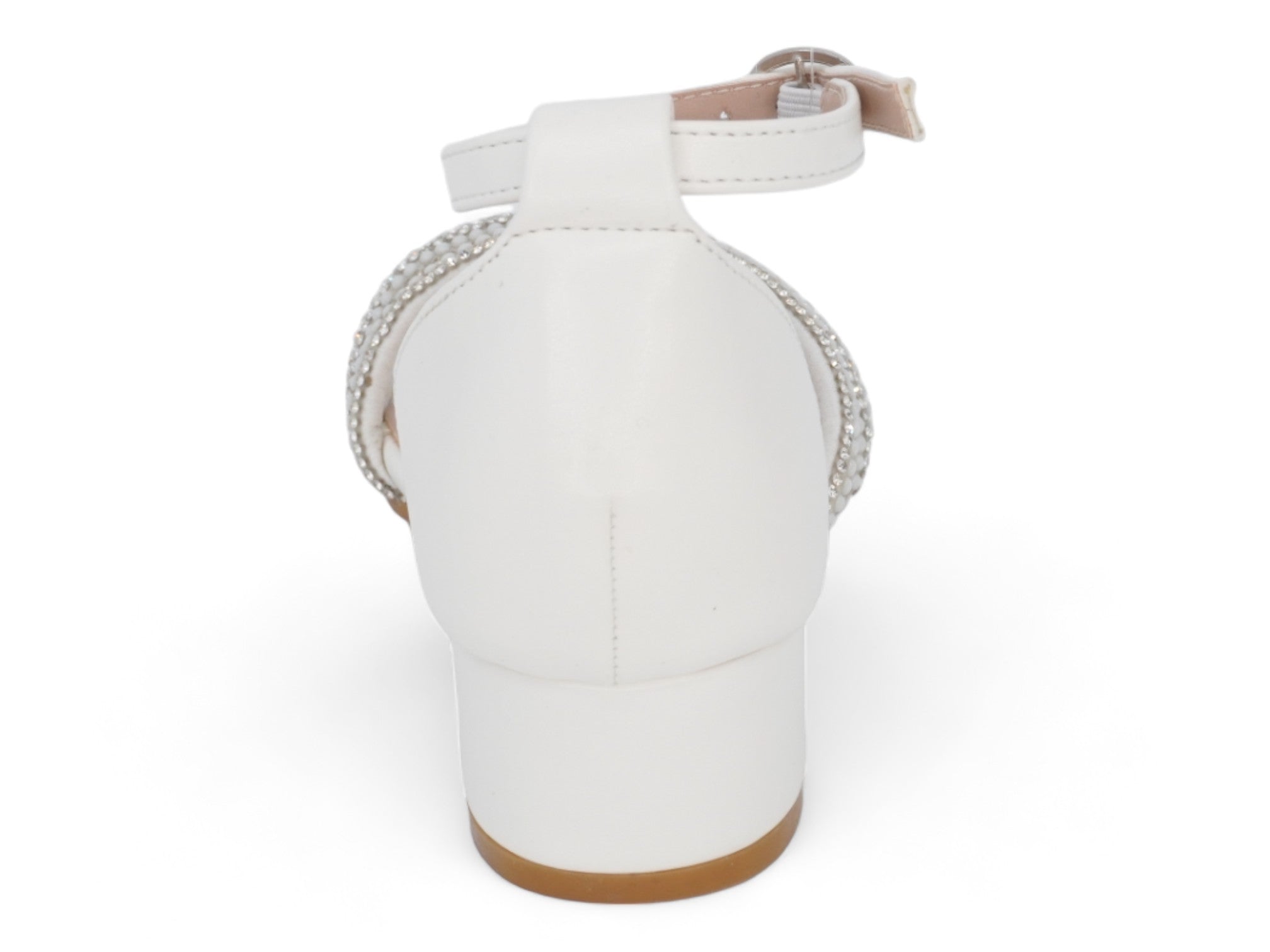 Girls' White Eleni Dress Shoe