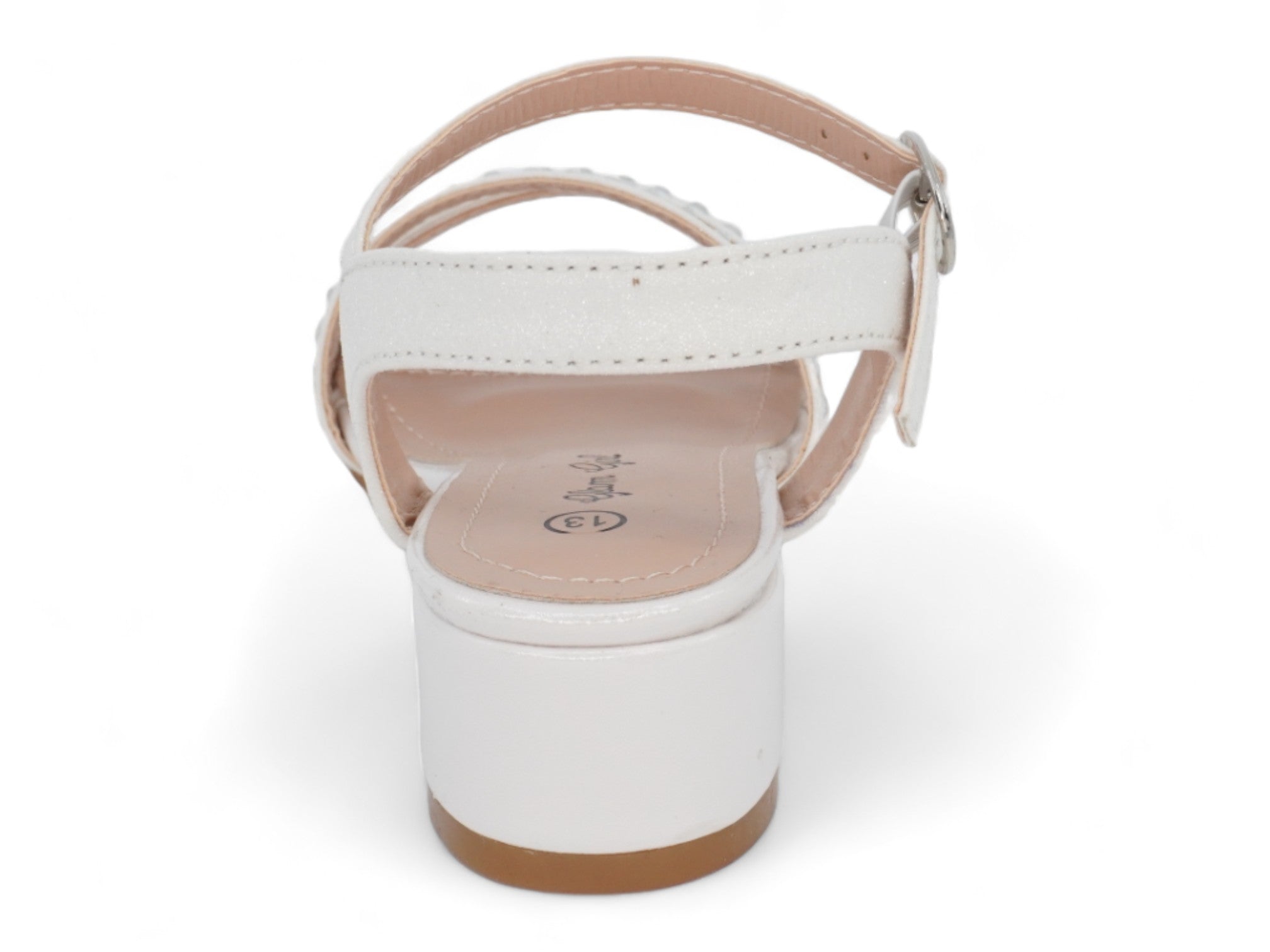 Girls' White Sarabel Dress Shoe