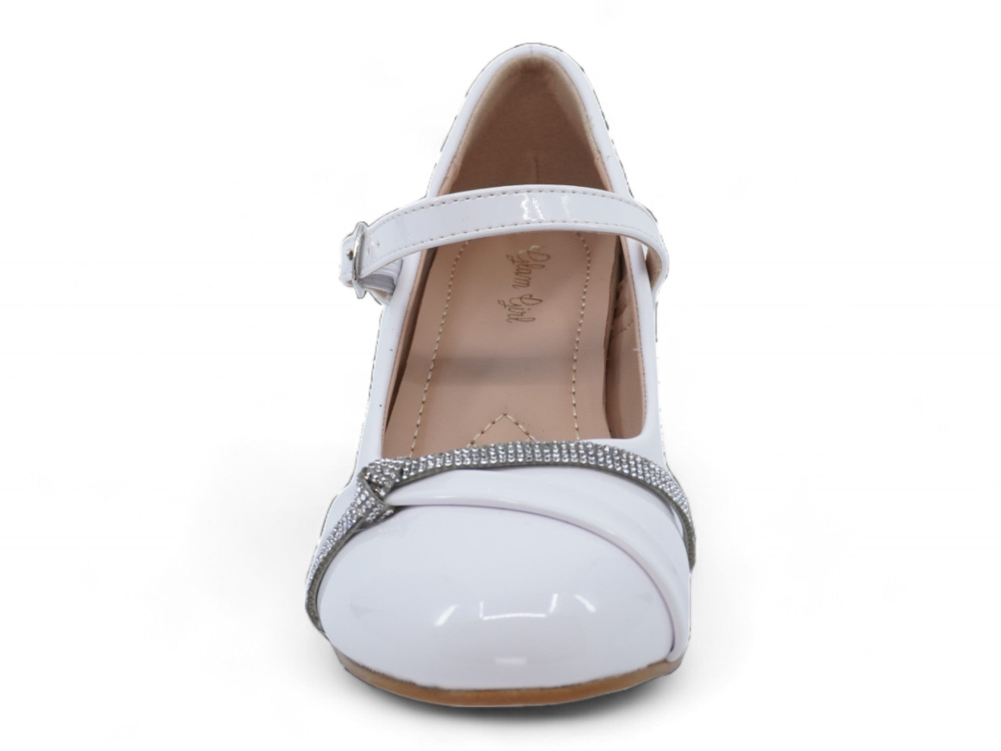 Girls' White Marley Dress Shoe