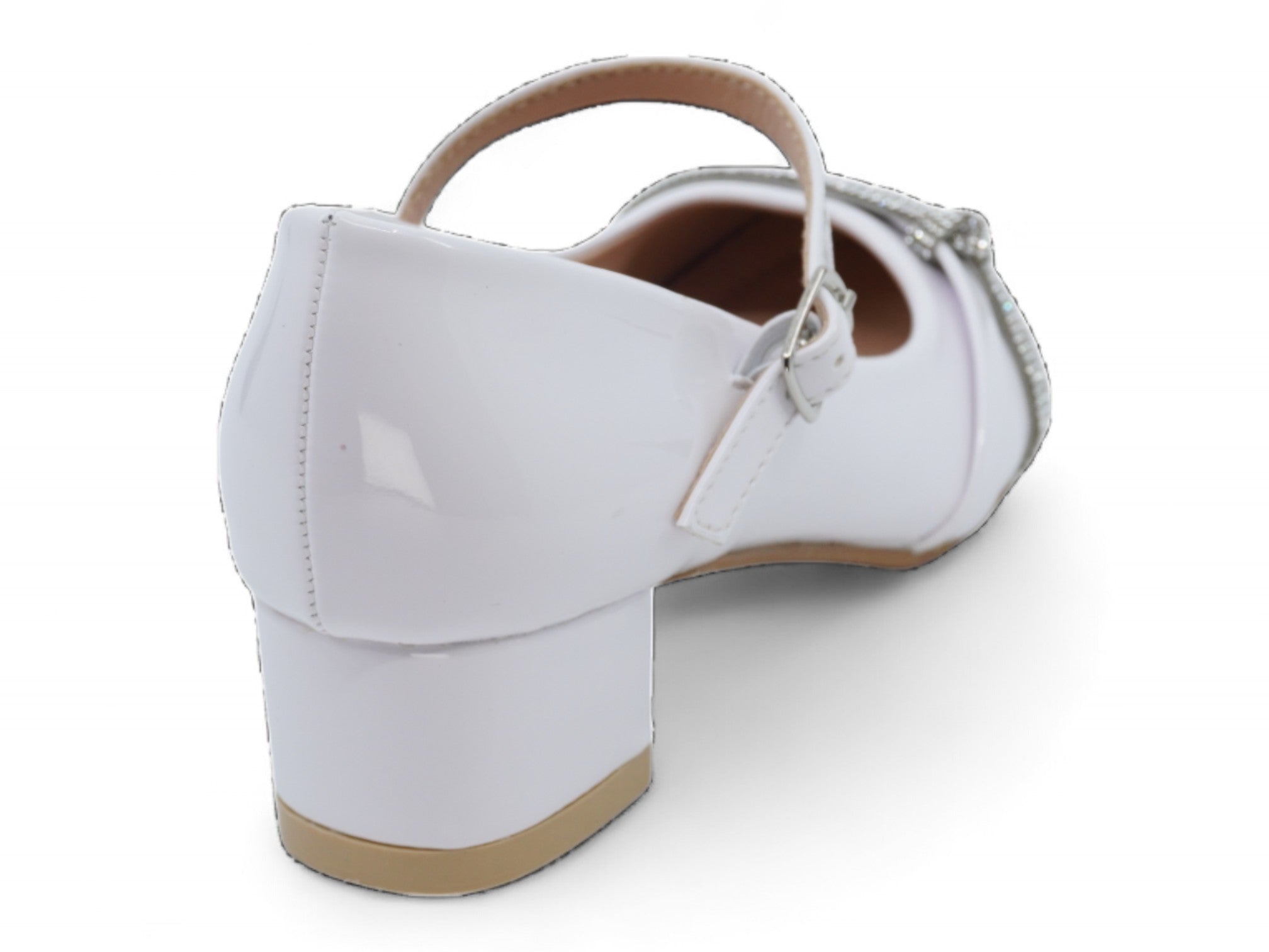 Girls' White Marley Dress Shoe