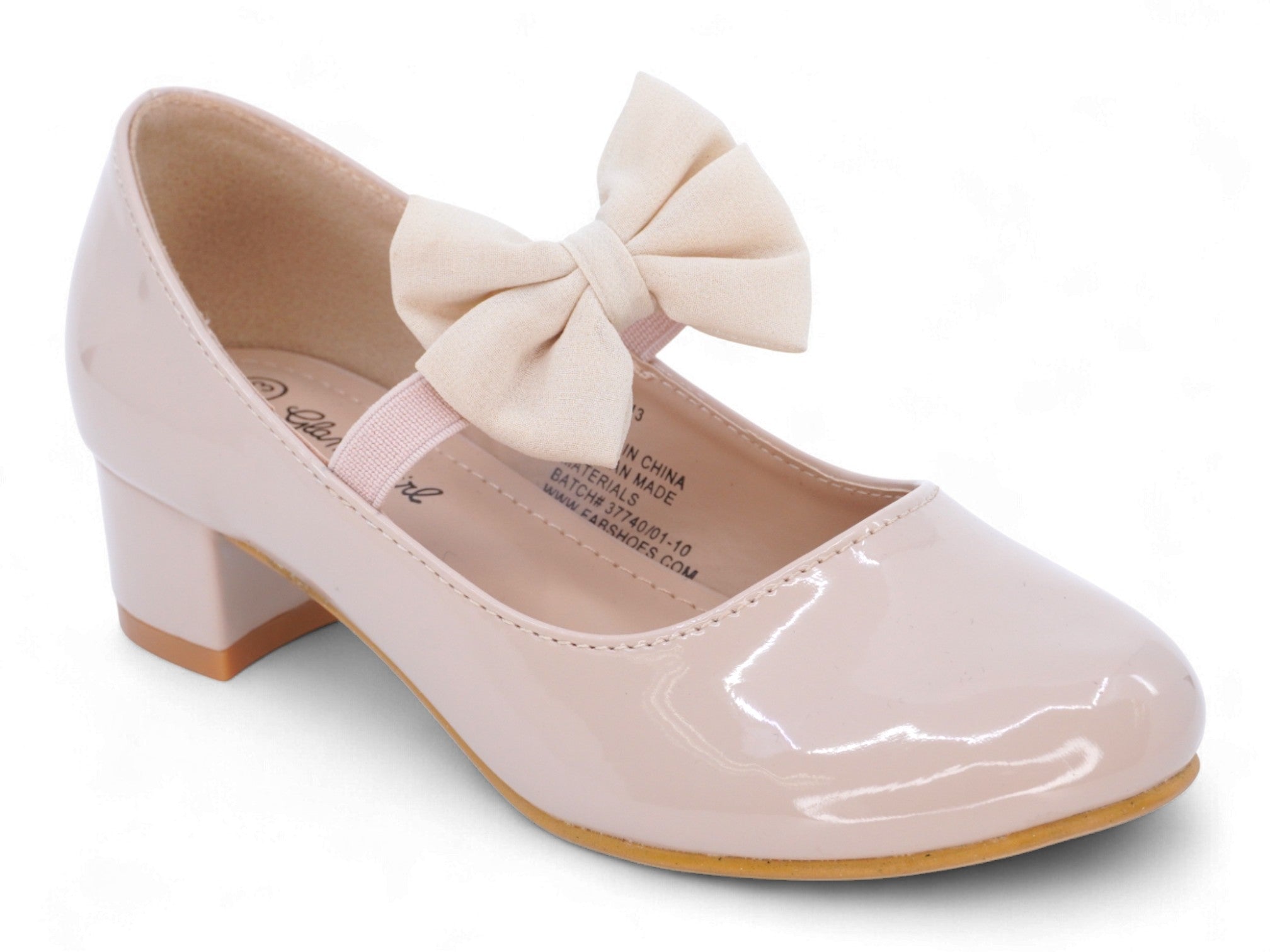 Girls Blush Patent Vida Shoe