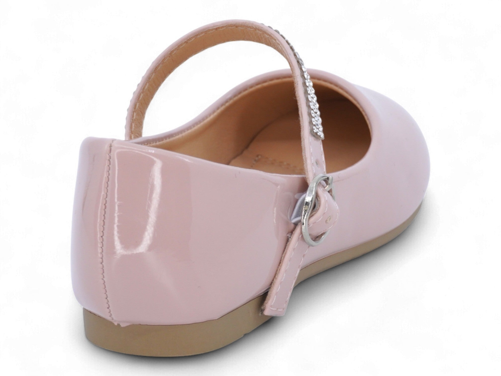 Girls' Blush Patent Milena Flat