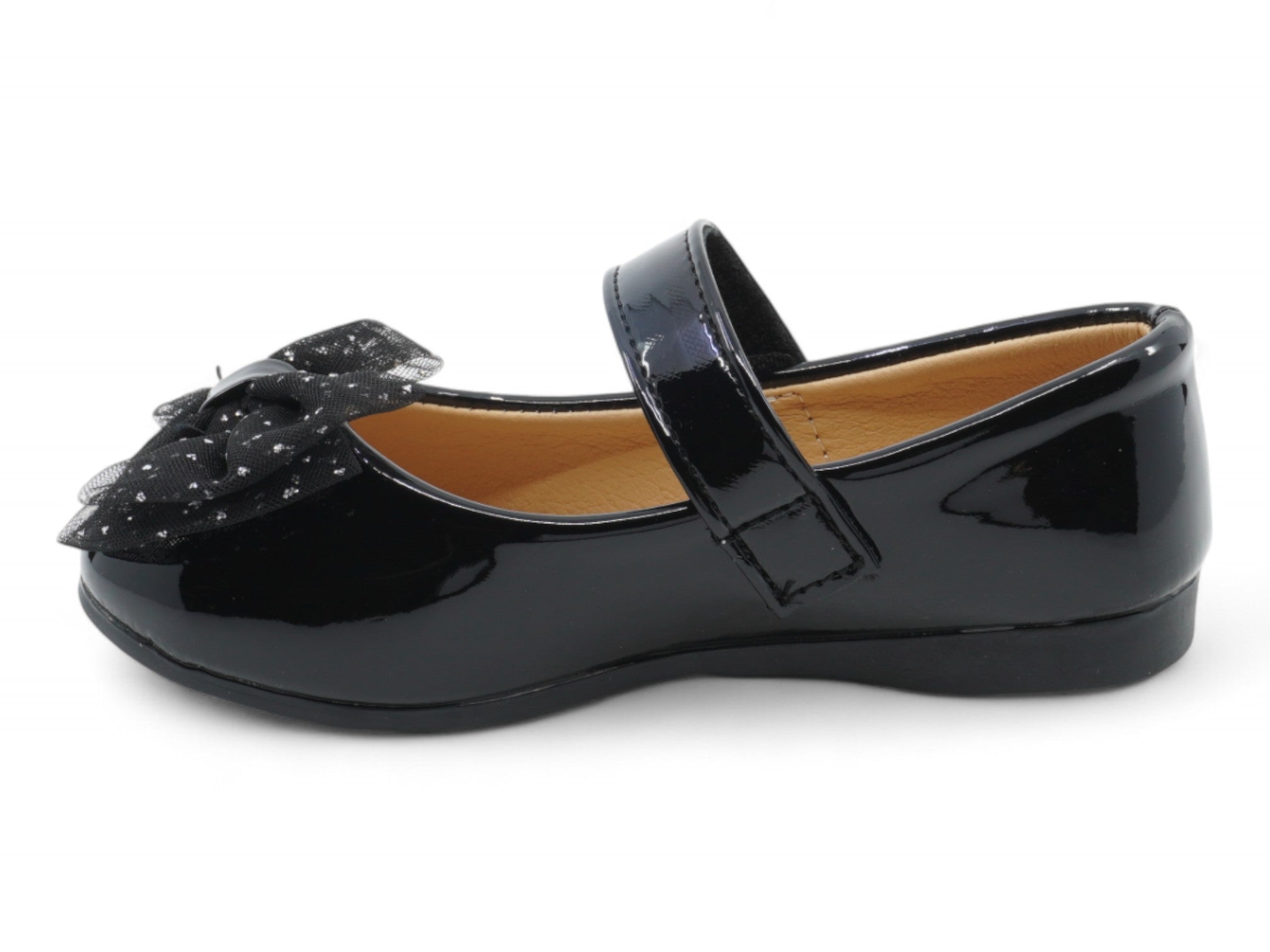 Toddler Black Leigh Flat