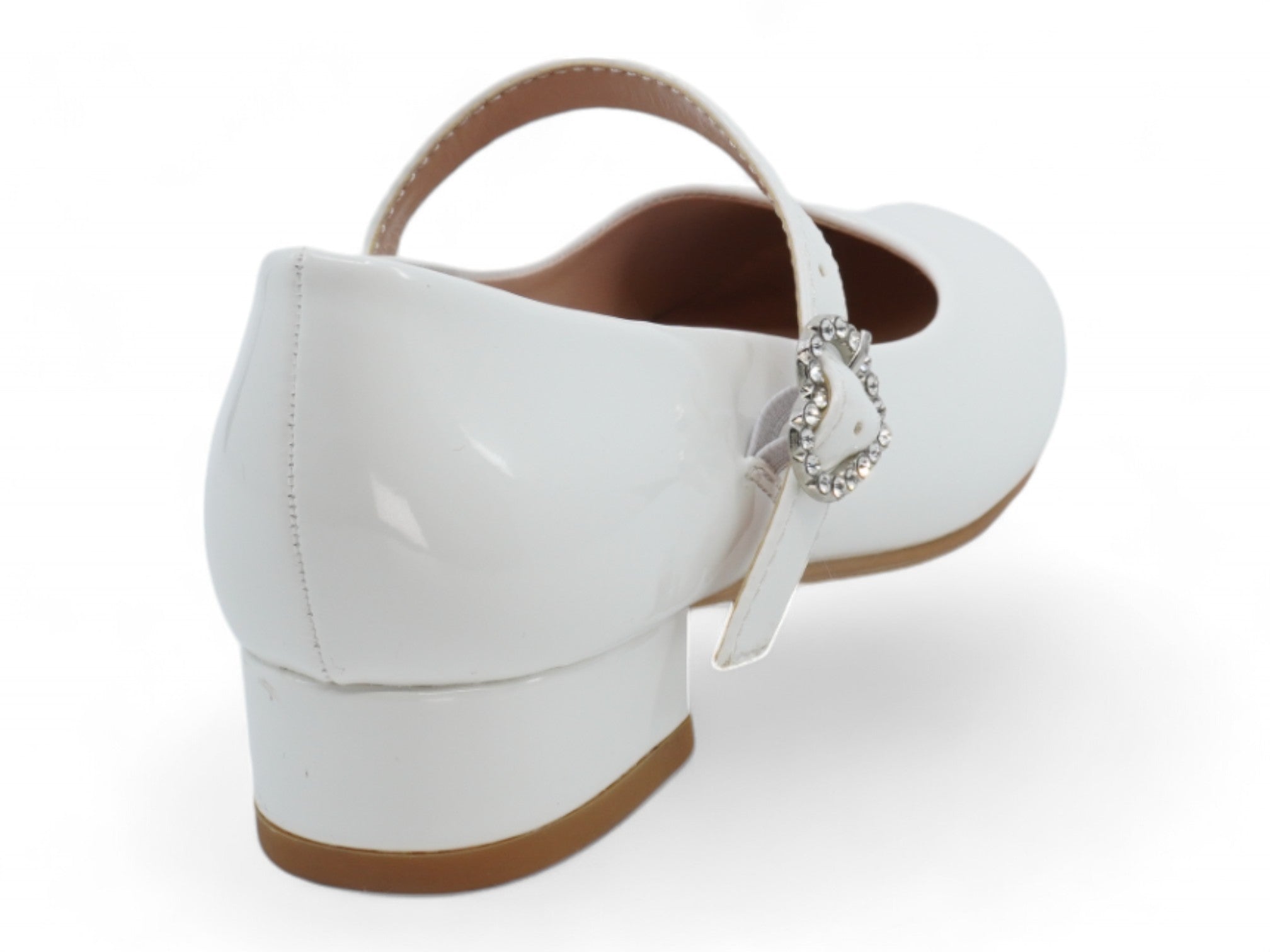 Girls' White Betsie Dress Shoe