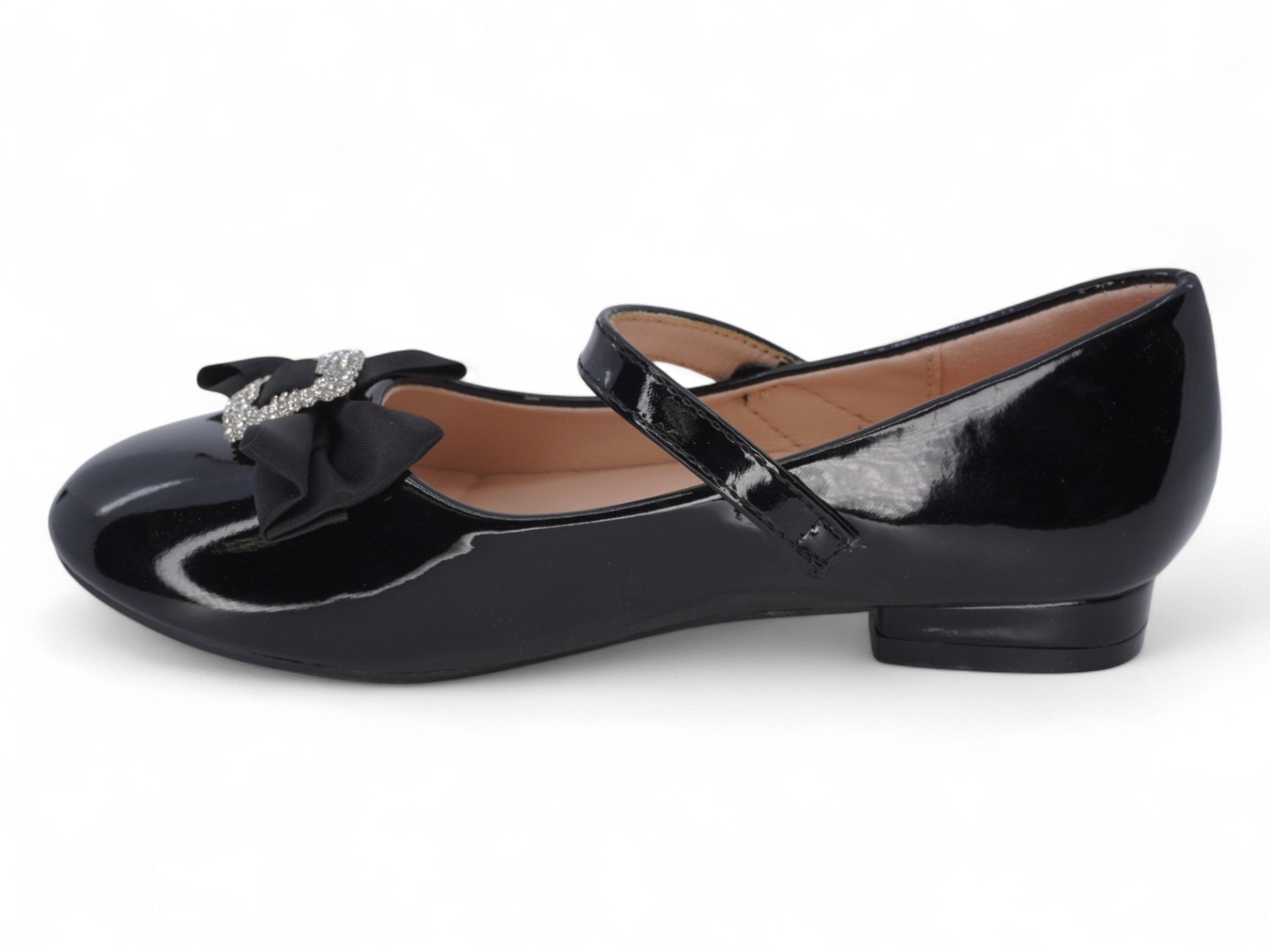 Girls' Black Eli Flat