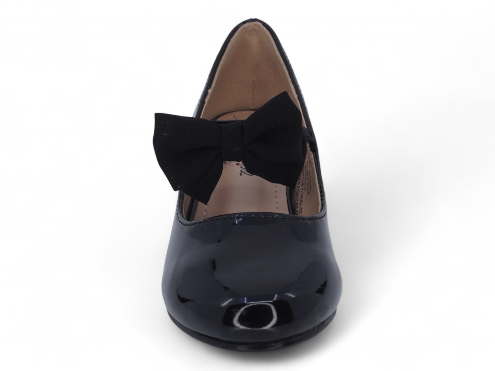 Girls' Black Patent Vida Shoe