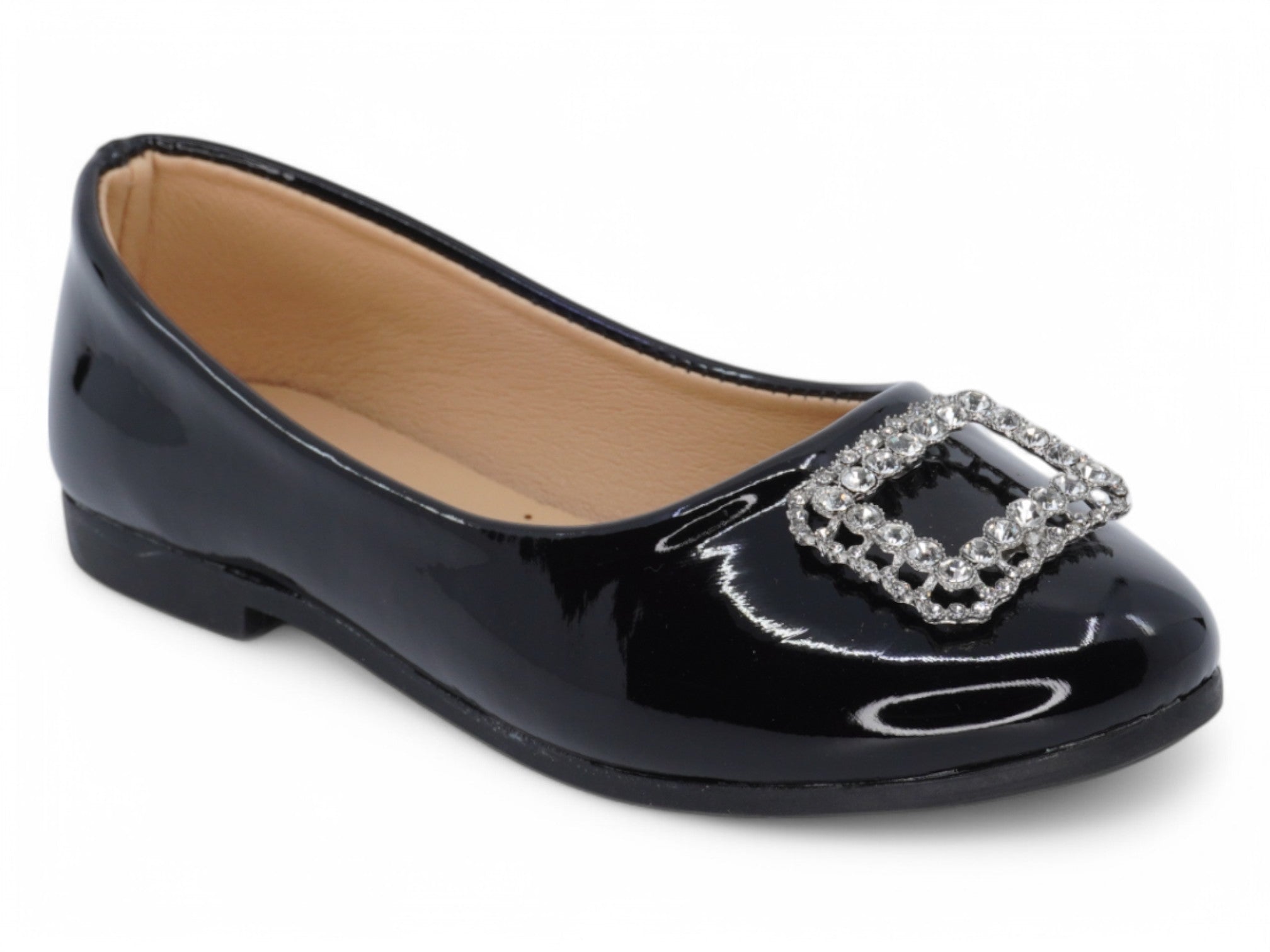 Girls' Black Nora Flat
