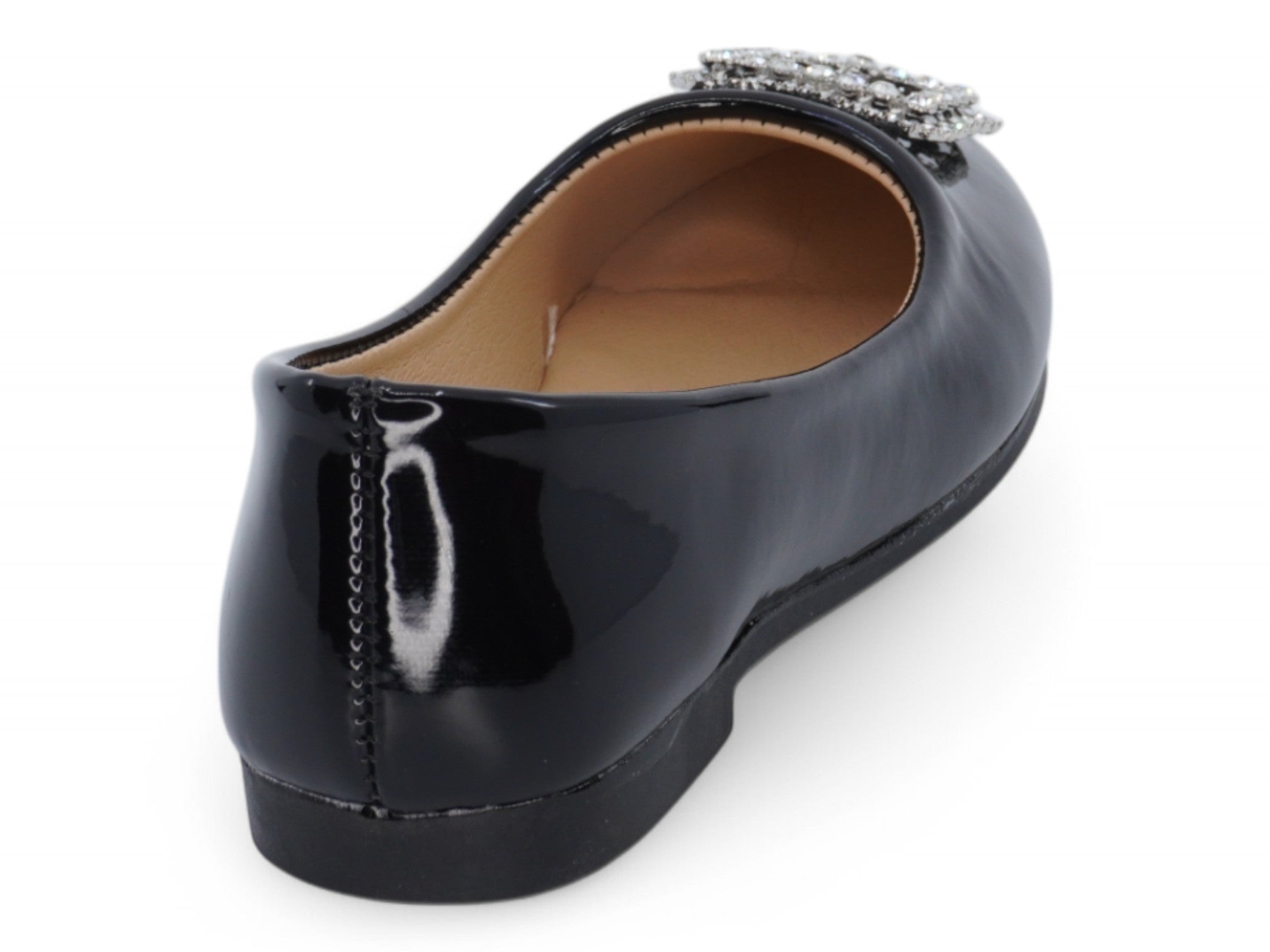 Girls' Black Nora Flat