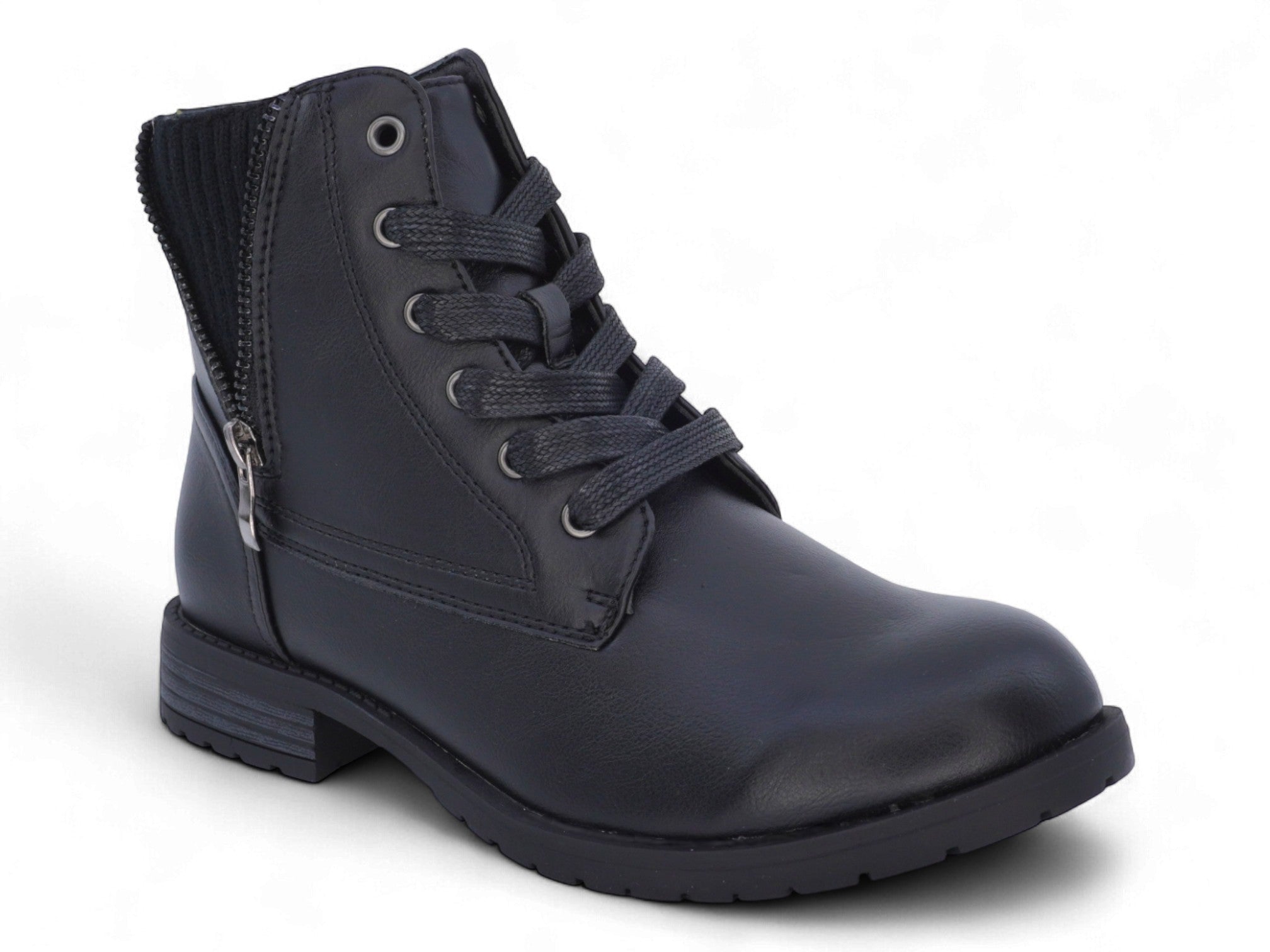 Women's Black Madelyn Combat Bootie