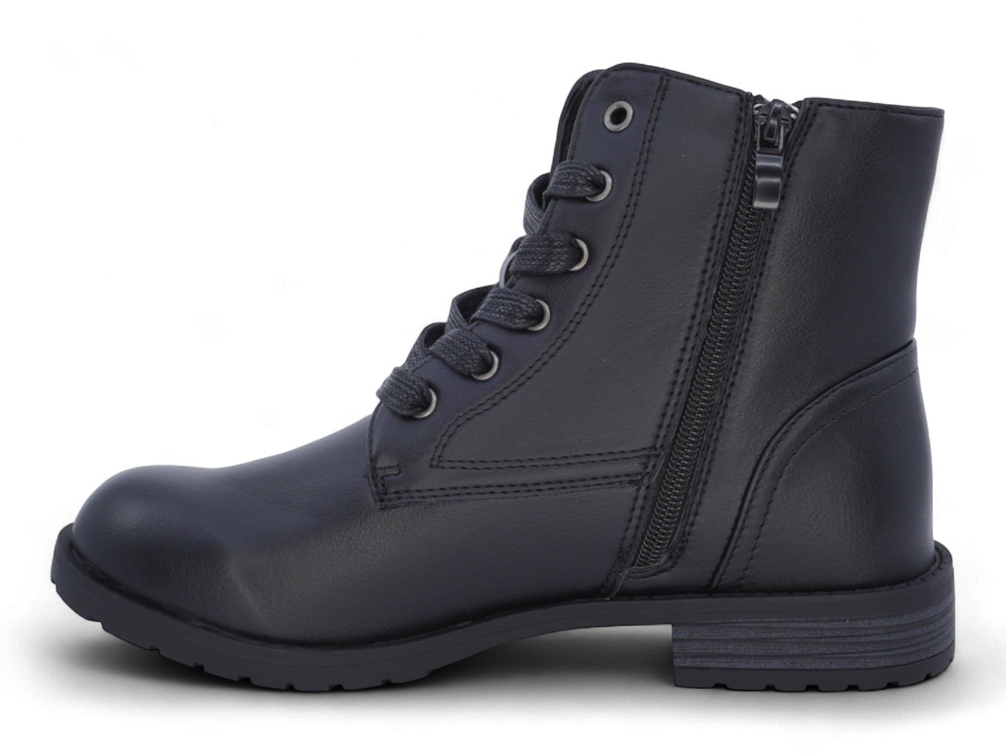 Women's Black Madelyn Combat Bootie