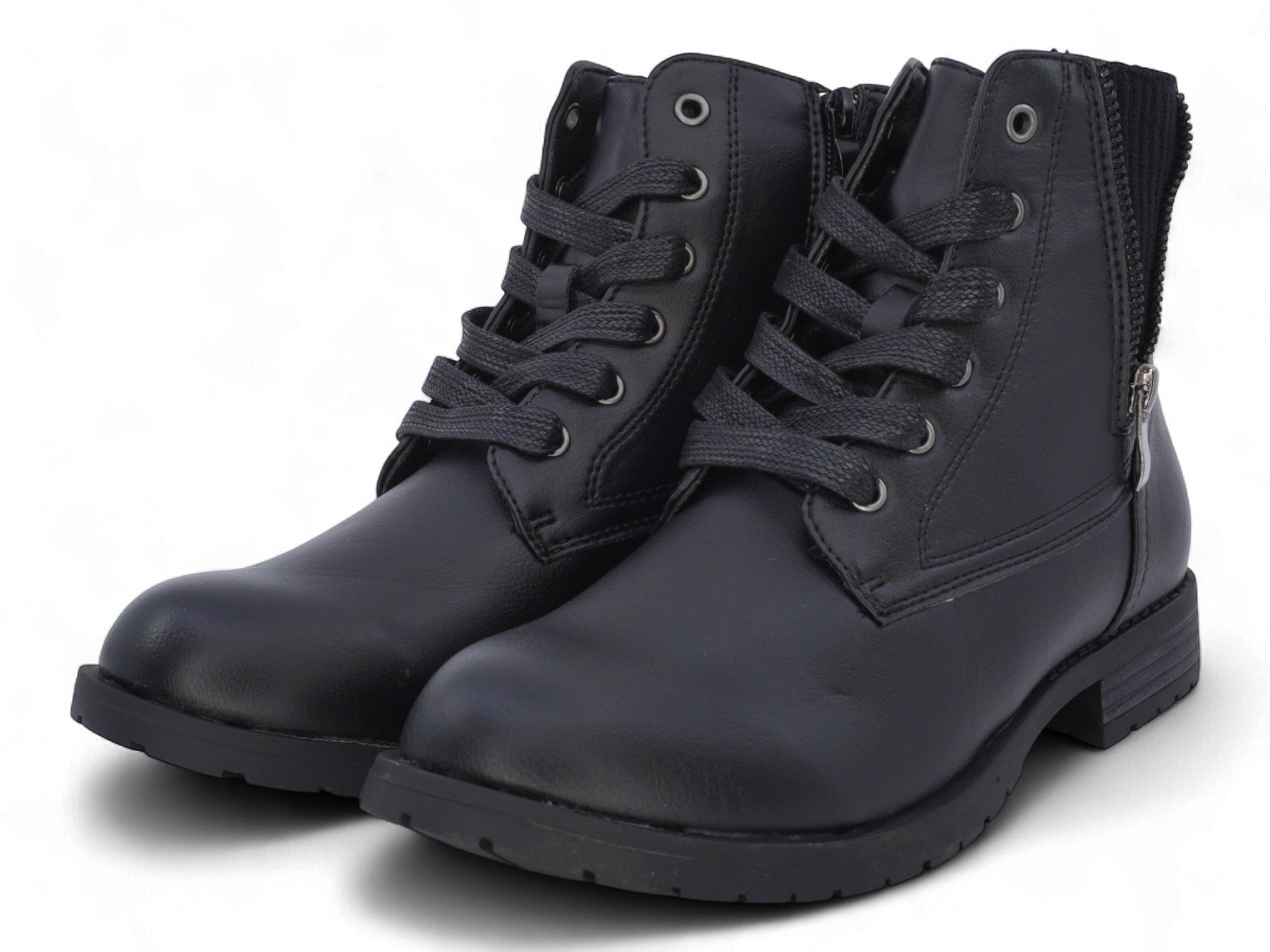 Women's Black Madelyn Combat Bootie