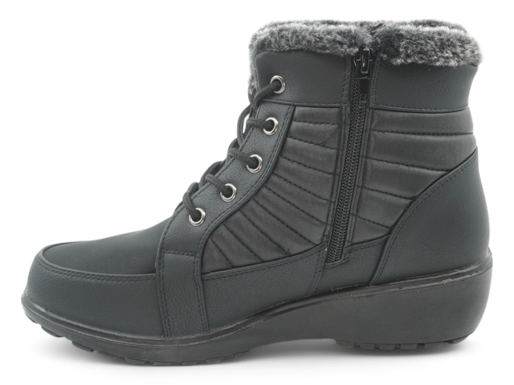 Women's Black Nelda Wide Width Boot