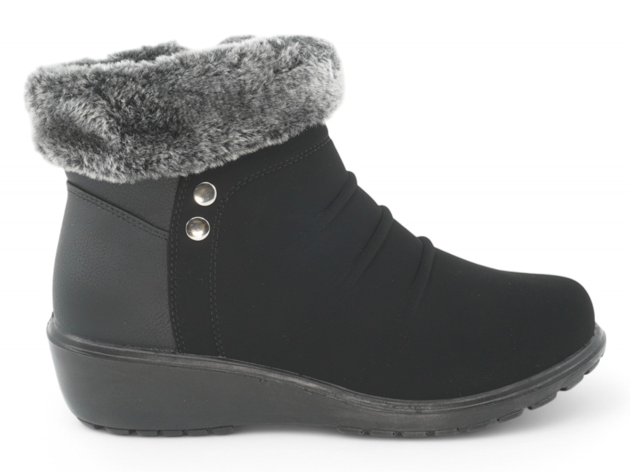Women's Black Stephania Wide Width Boot