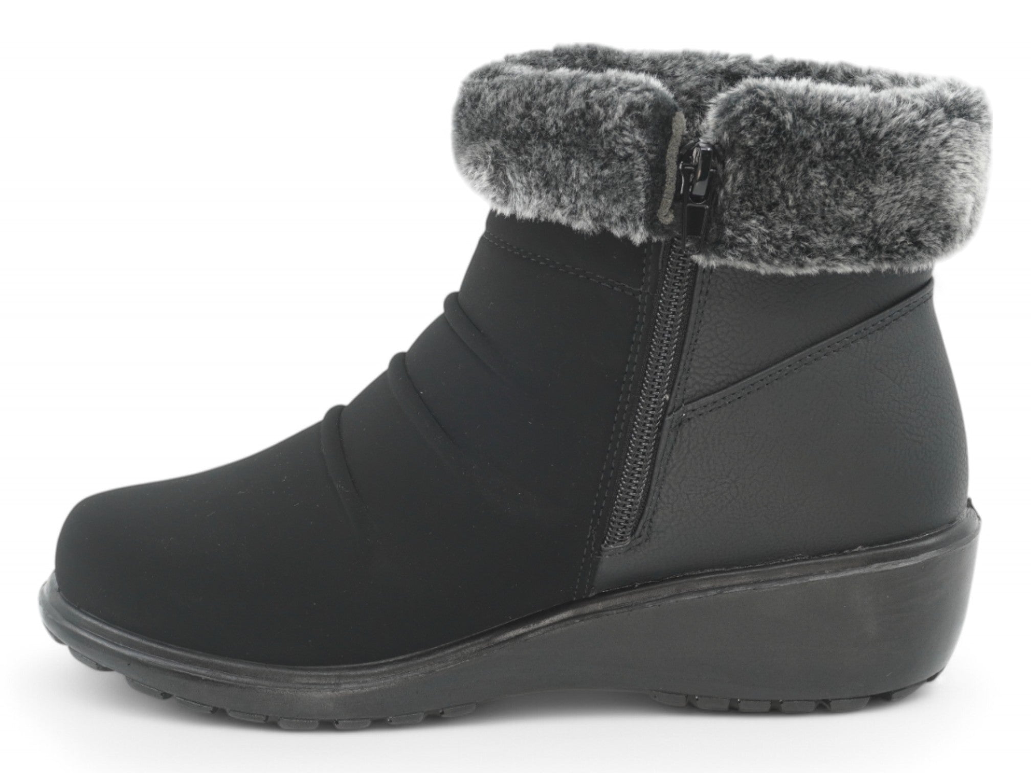 Women's Black Stephania Wide Width Boot
