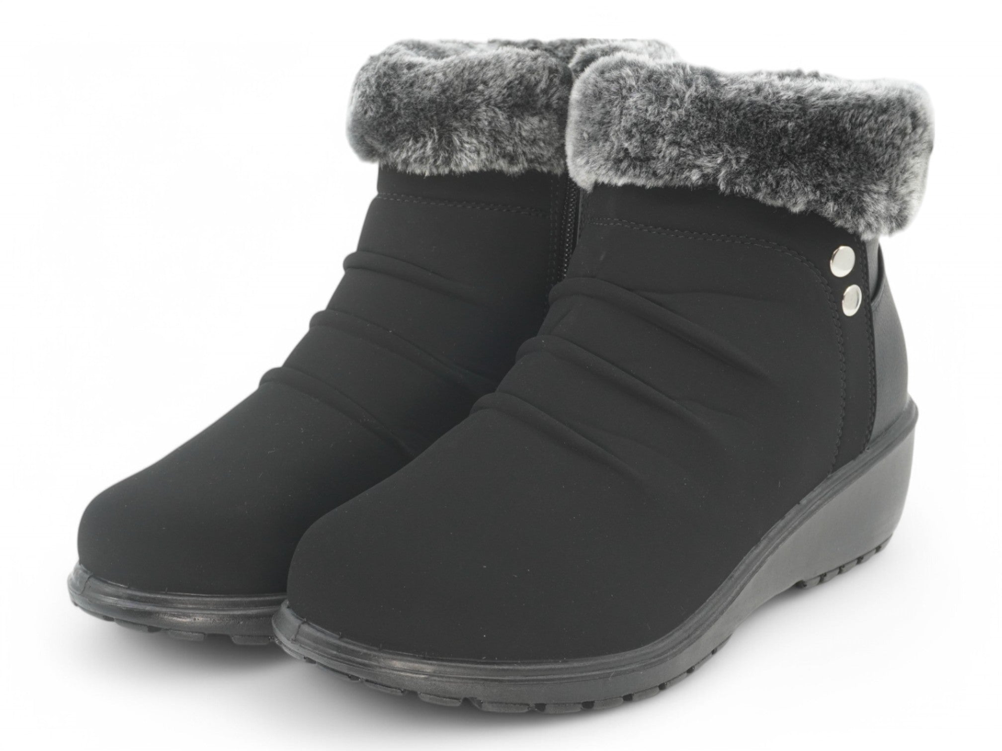 Women's Black Stephania Wide Width Boot