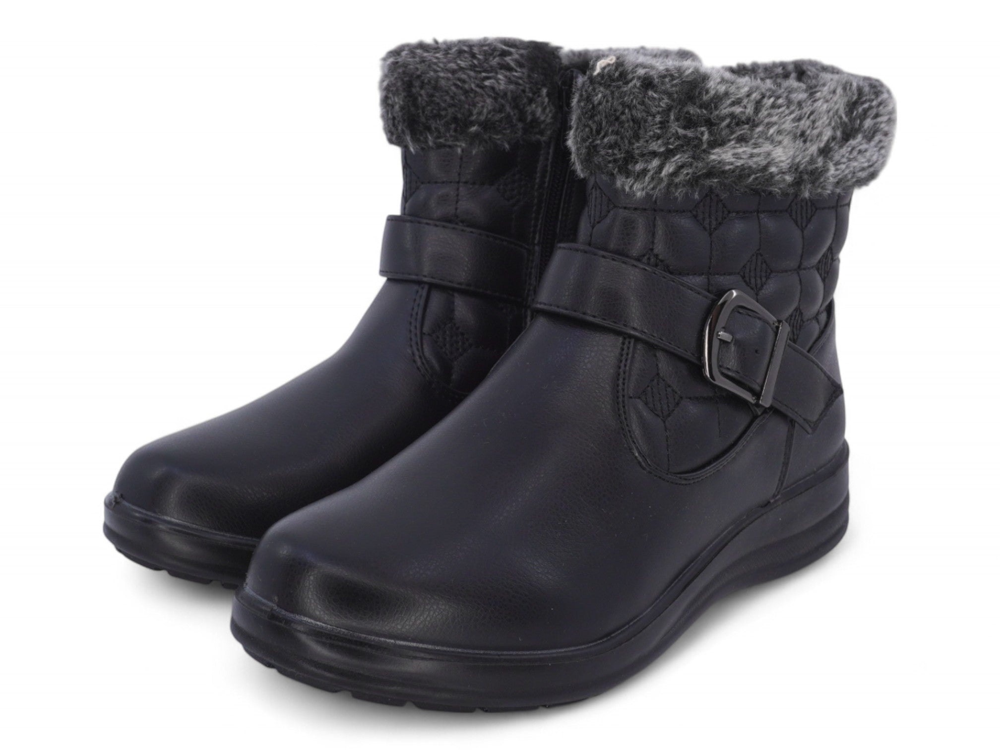Women's Black Ulyssa Wide Width Comfort Bootie