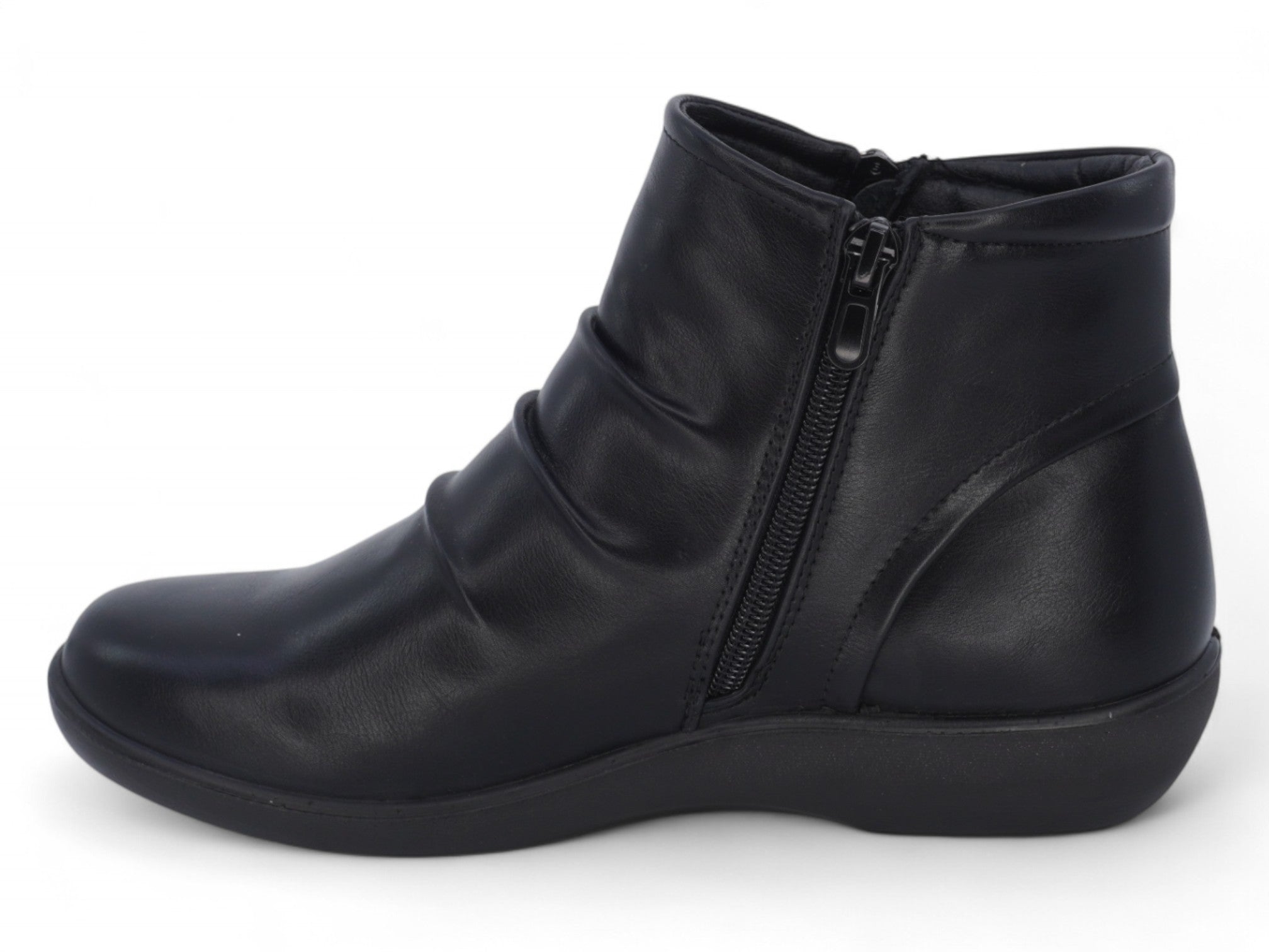 Women's Pleaded Wide Width Comfort Bootie