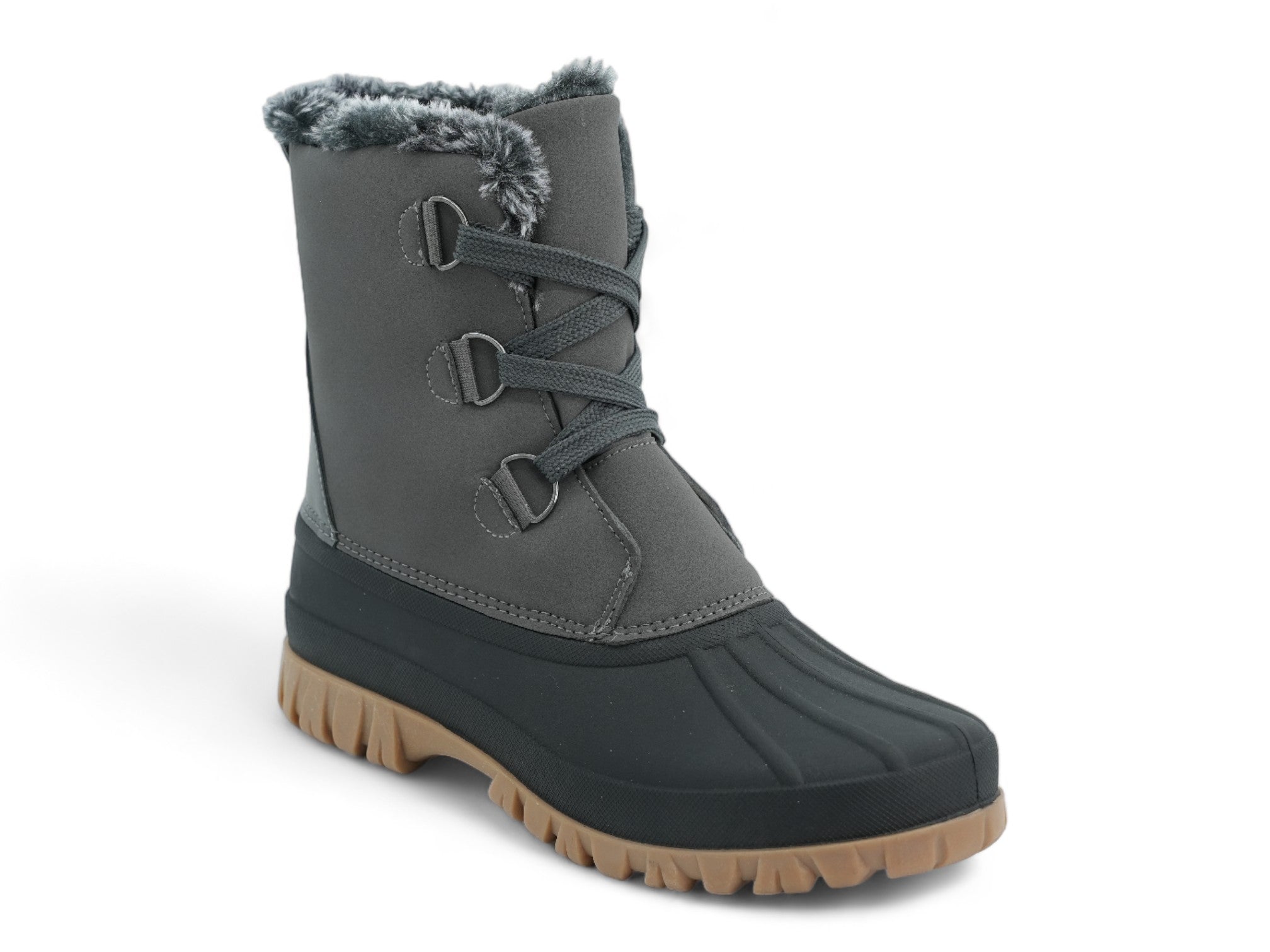 Women's Gray Snow Boot