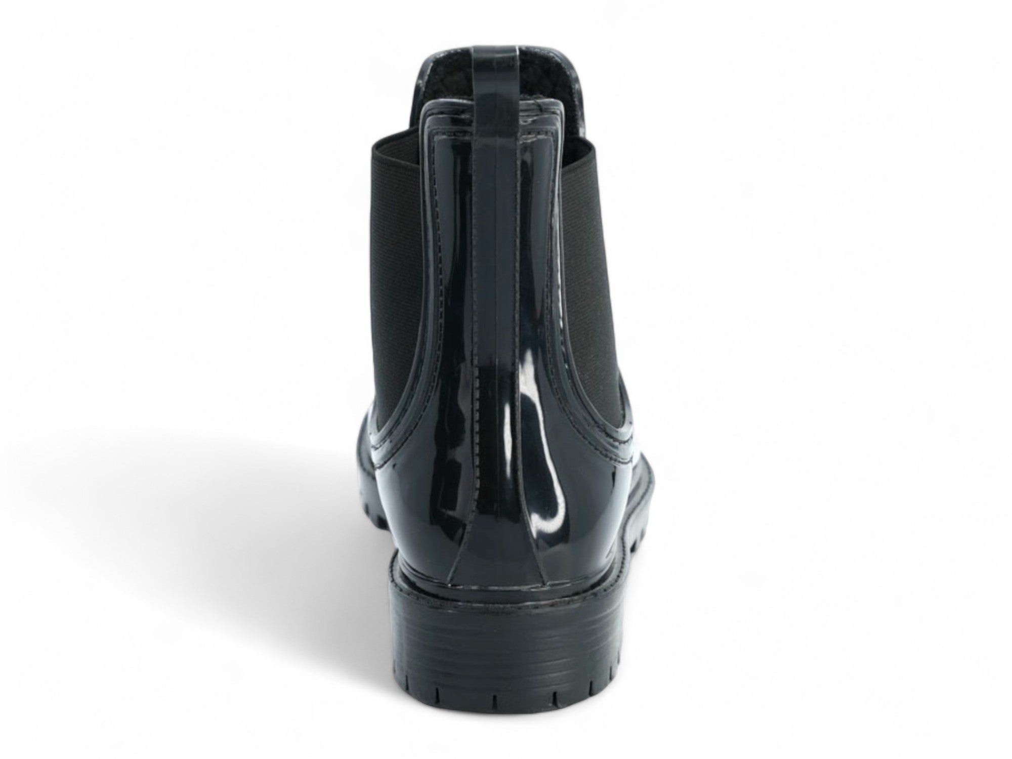 Women's Short Glossy Rain Boot