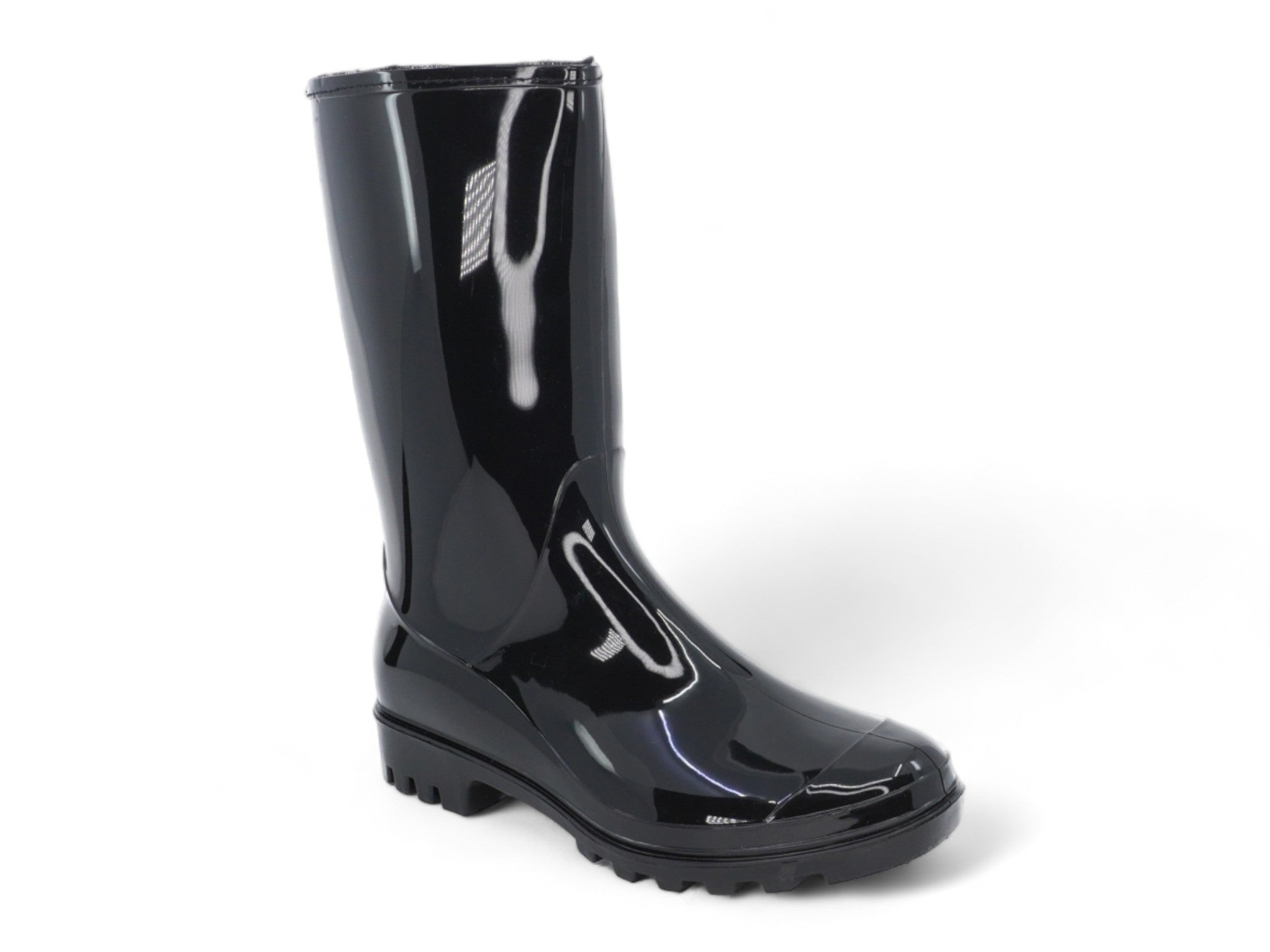 Women's Tall Glossy Rain Boot