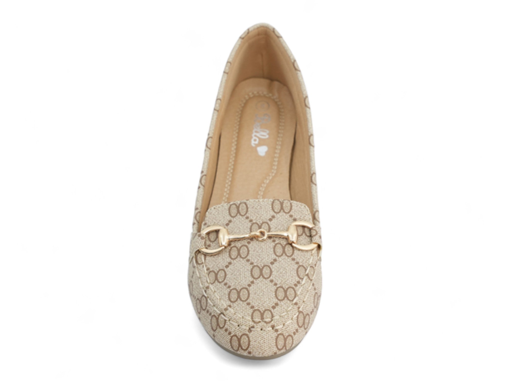 Women's Beige Emerelda Flat