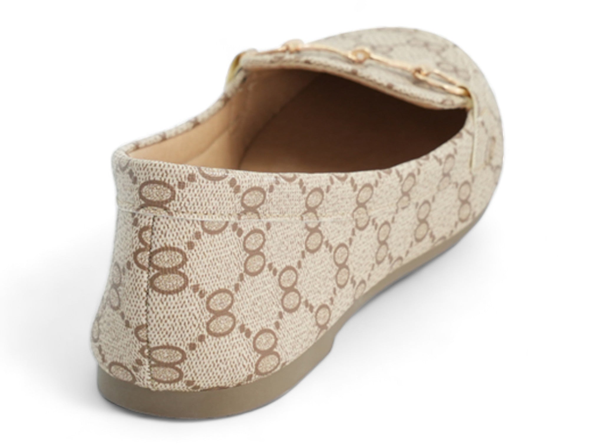 Women's Beige Emerelda Flat