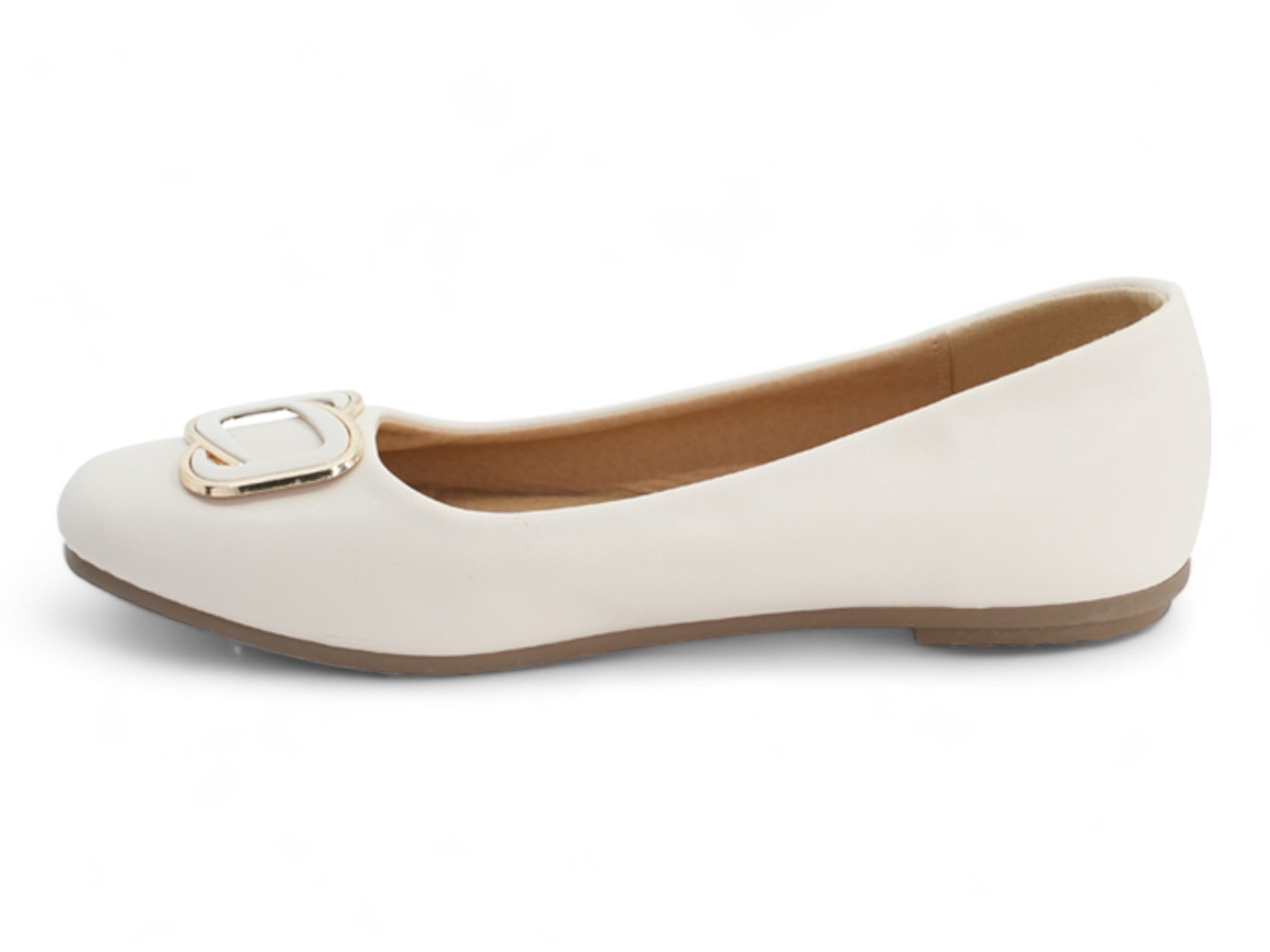 Women's Cream Marcy Flat