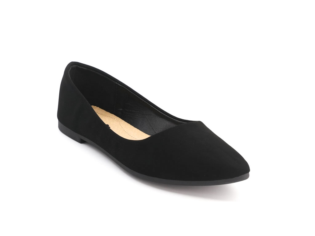 Women's Black Yvette Flat