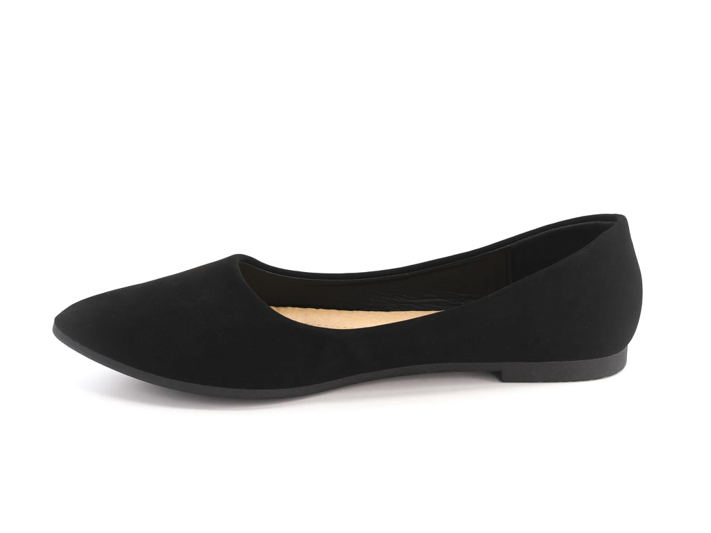 Women's Black Yvette Flat