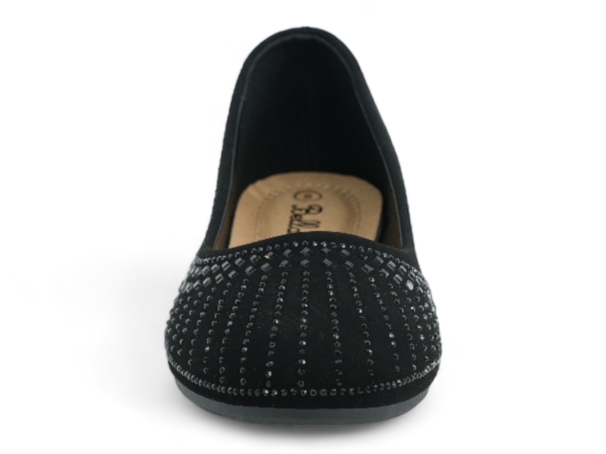 Womens Black Roberta Flat